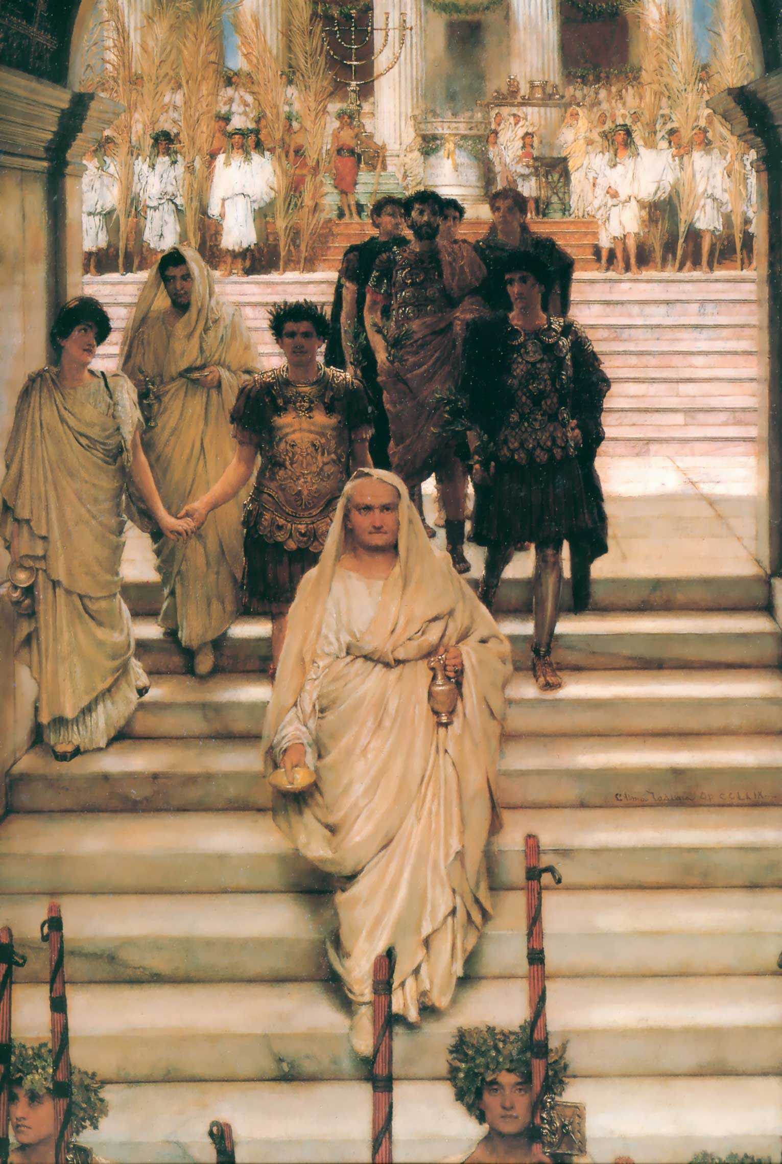 A painting depicting the Triumph of Titus, by Lawrence Alma Tadema