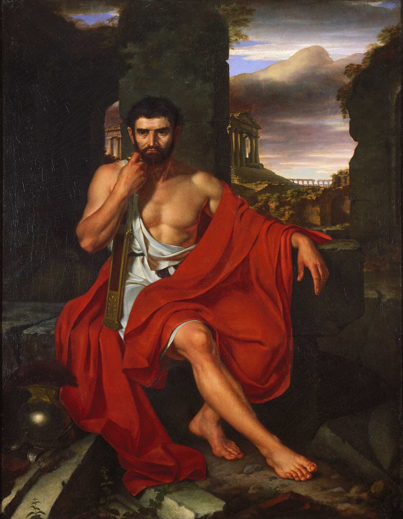 Caius Marius Amid the Ruins of Carthage, a painting by John Vanderlyn