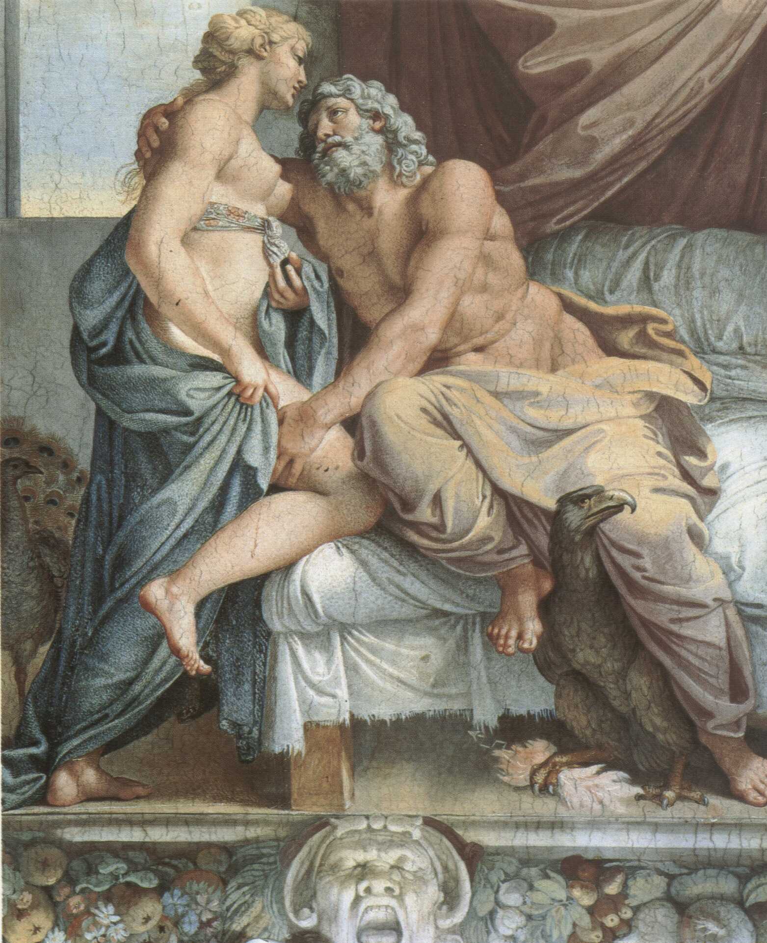 Jupiter and Juno, a painting by Annibale Carracci