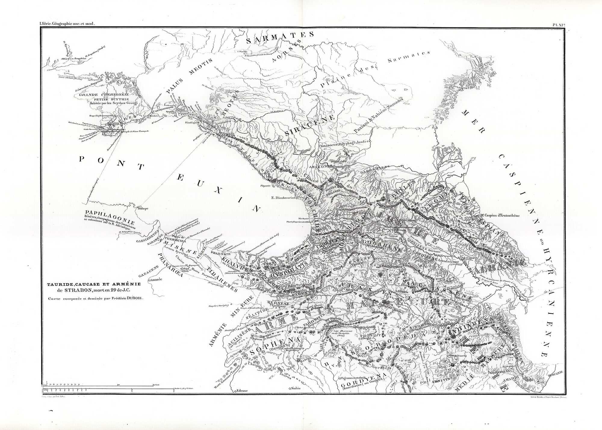Tauris, Caucasus and Armenia according to Strabo