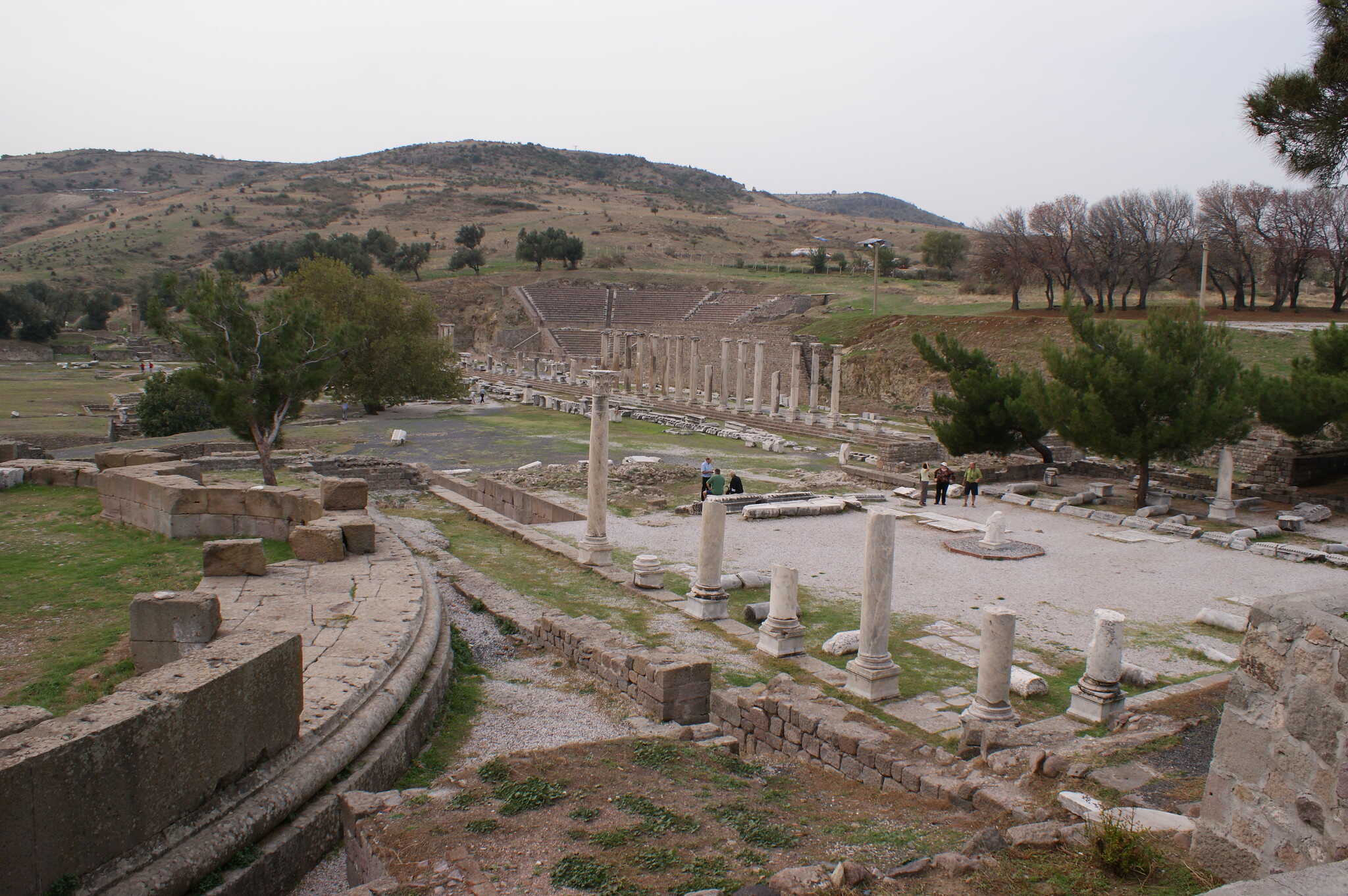 The Asclepion (the Sanctuary of Asclepius) below the Ancient Greek city of Pergamon, in modern Turkey.
