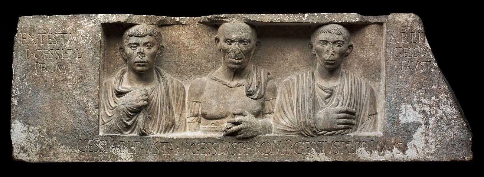 Tomb relief of the Publius Gessius family