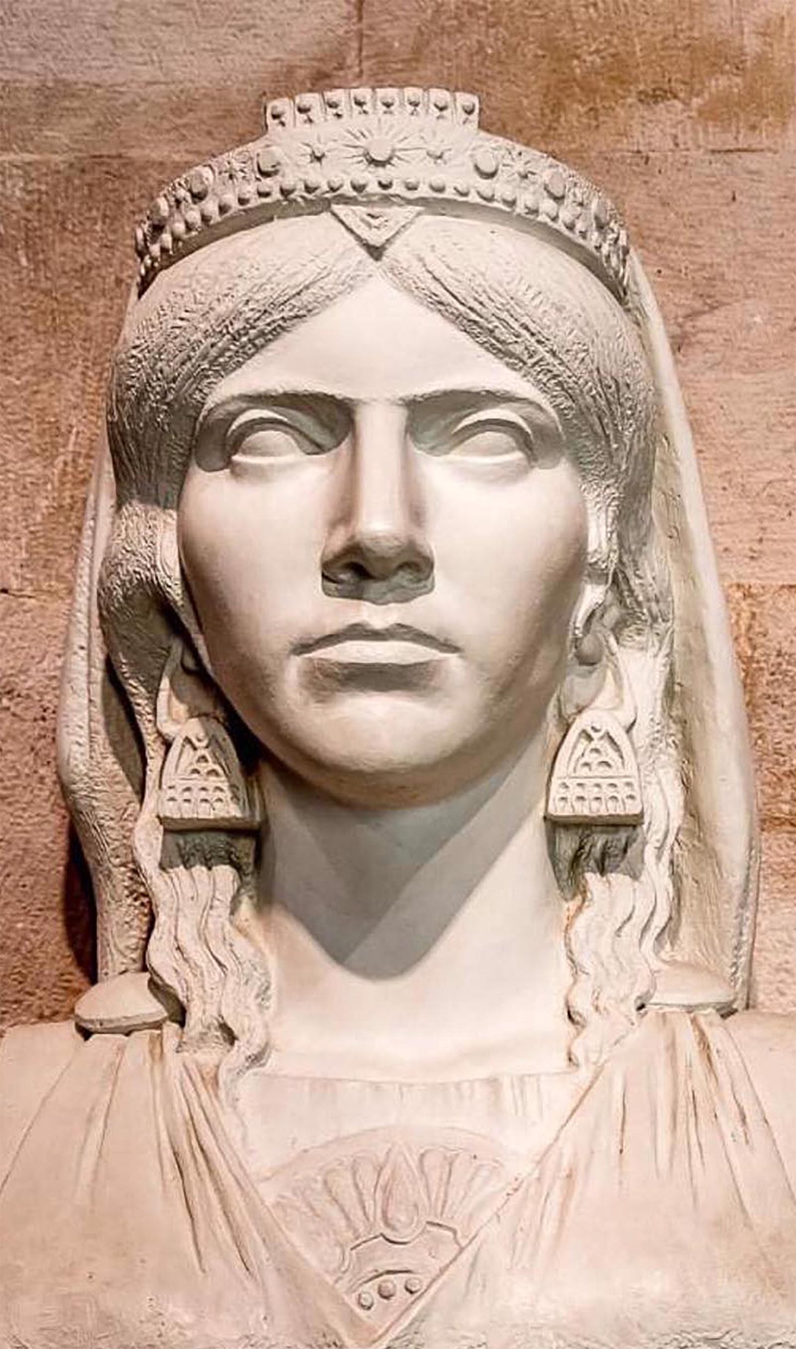 A bust of Queen Teuta of Illyria