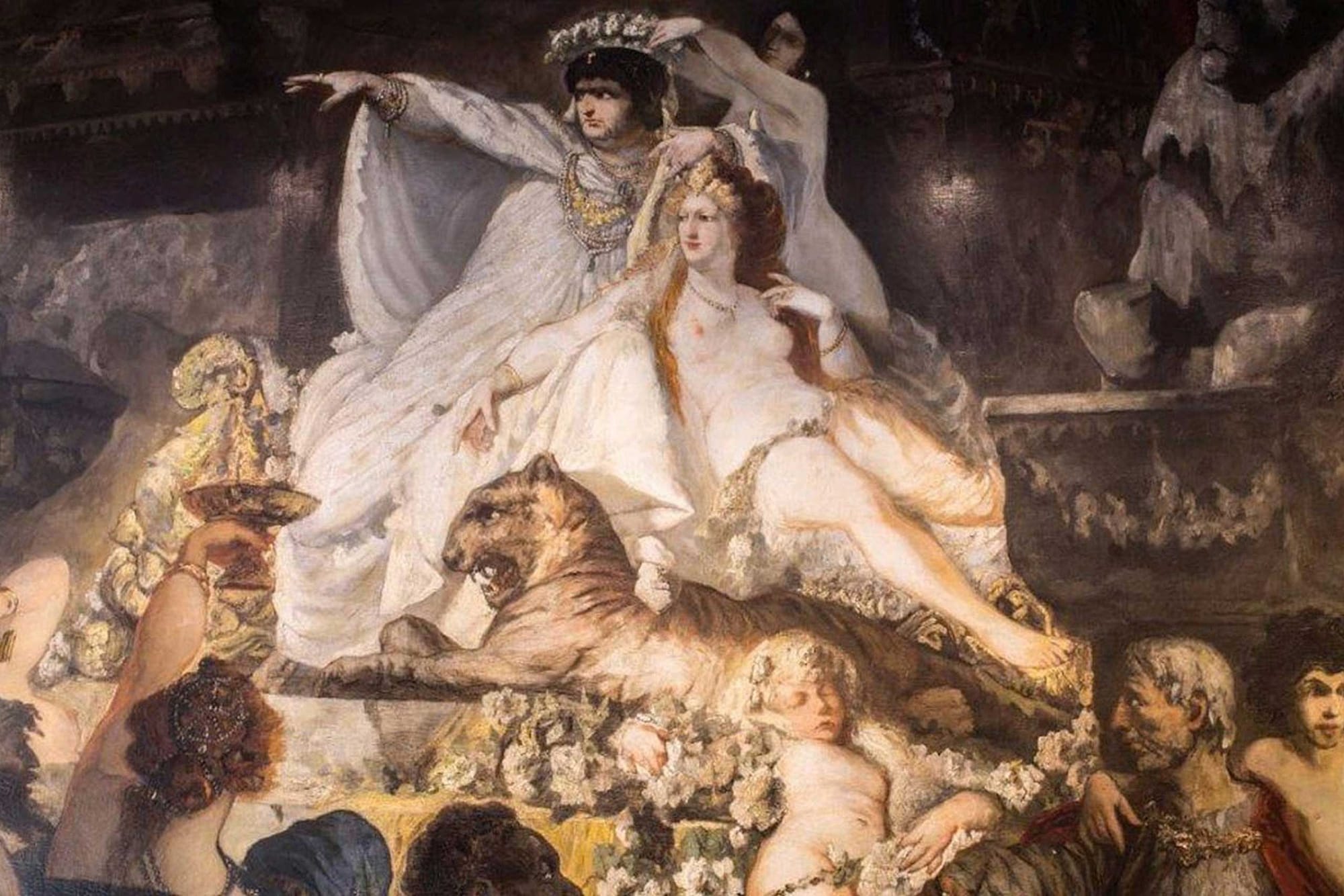 Hans Makart's painting, Nero in the Fire of Rome