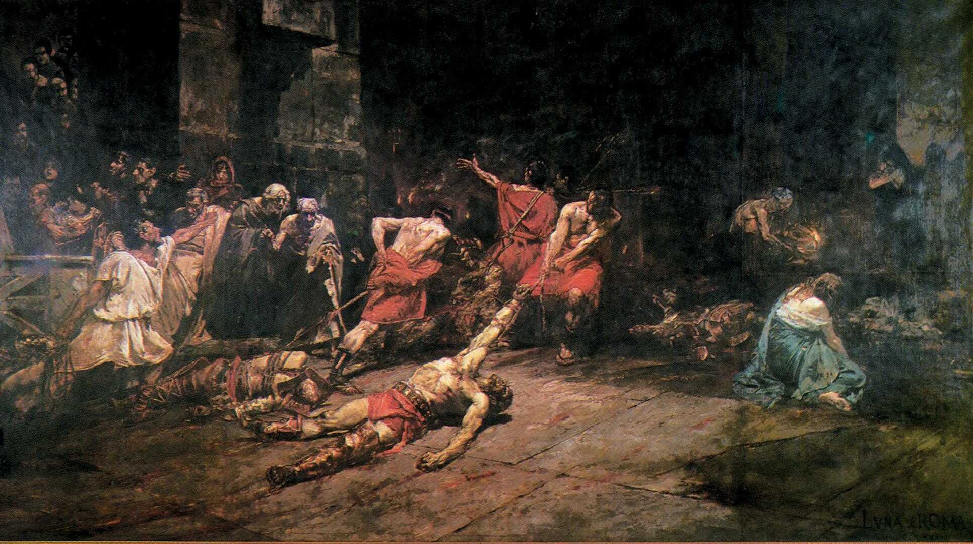 Juan Luna’s painting, Spoliarium