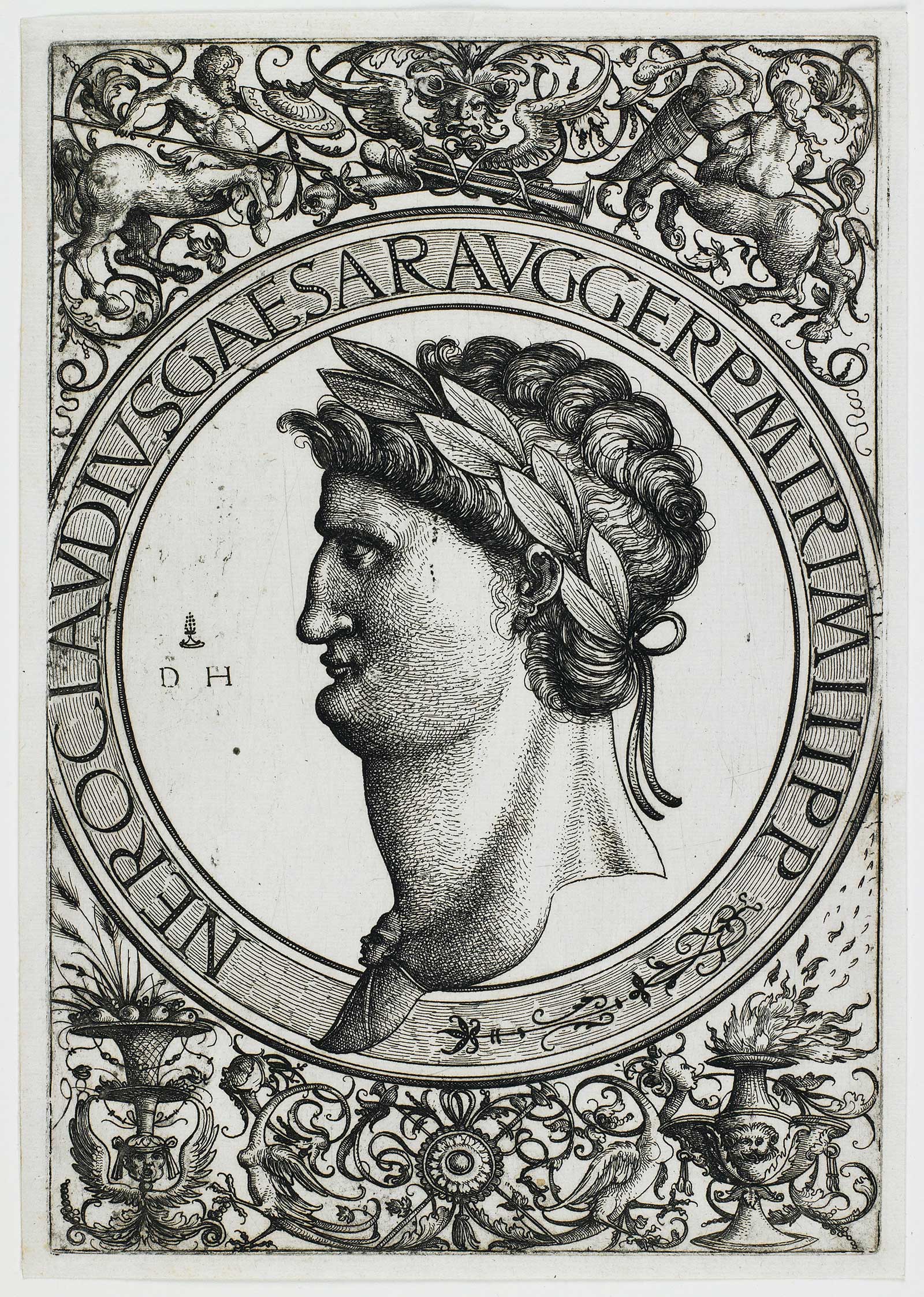 Medal with a Bust of Nero, original from the Minneapolis Institute of Art