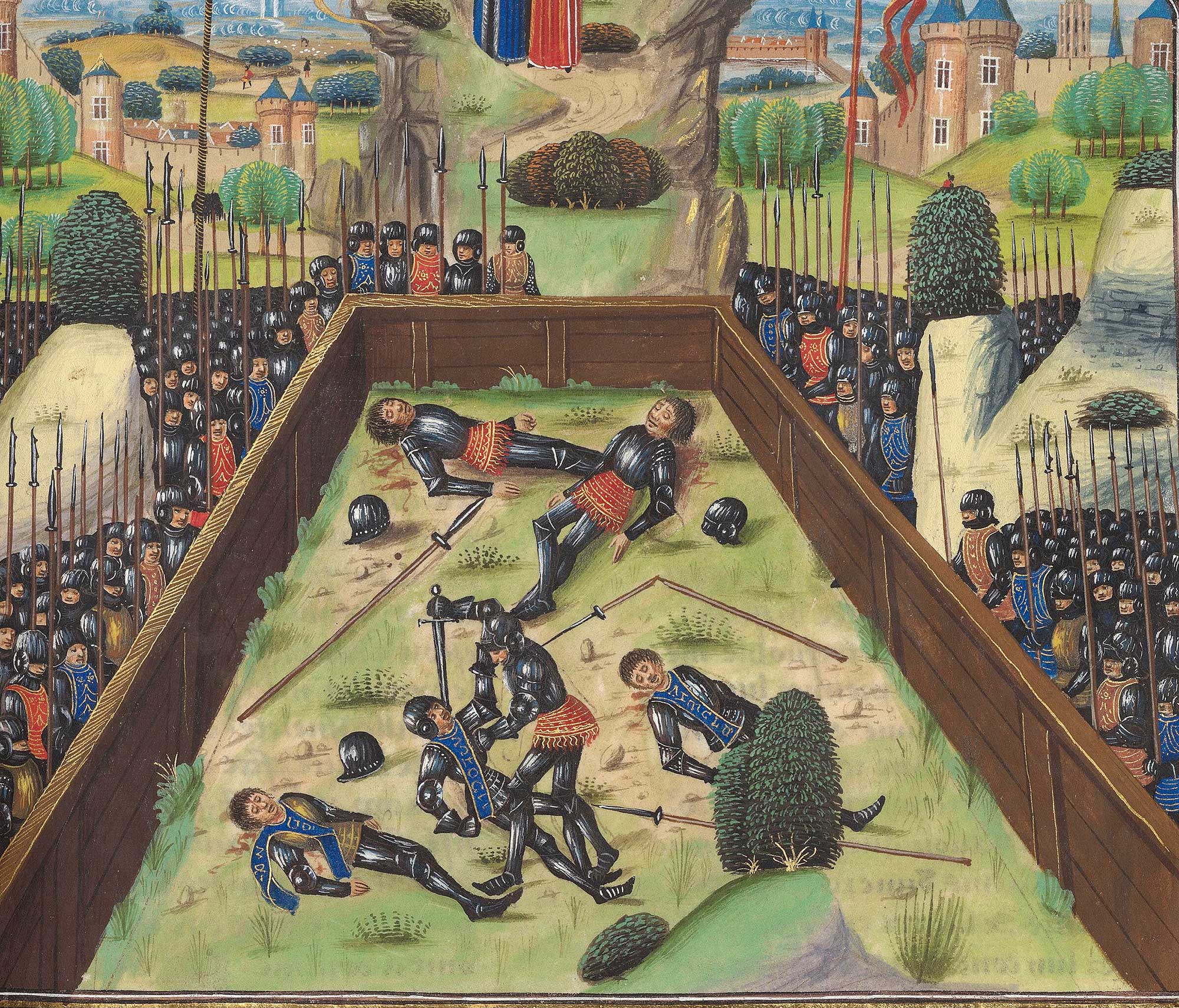 Part of the manuscript of Valerius Maximus, Memorable facts and sayings, translated from Latin by Simon de Hesdin and Nicholas de Gonesse