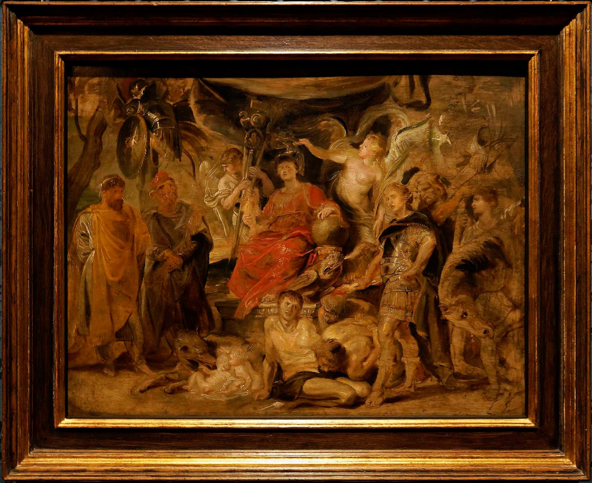 Peter Paul Rubens’s painting, The Triumph of Rome, The Youthful Emperor Constantine Honouring Rome