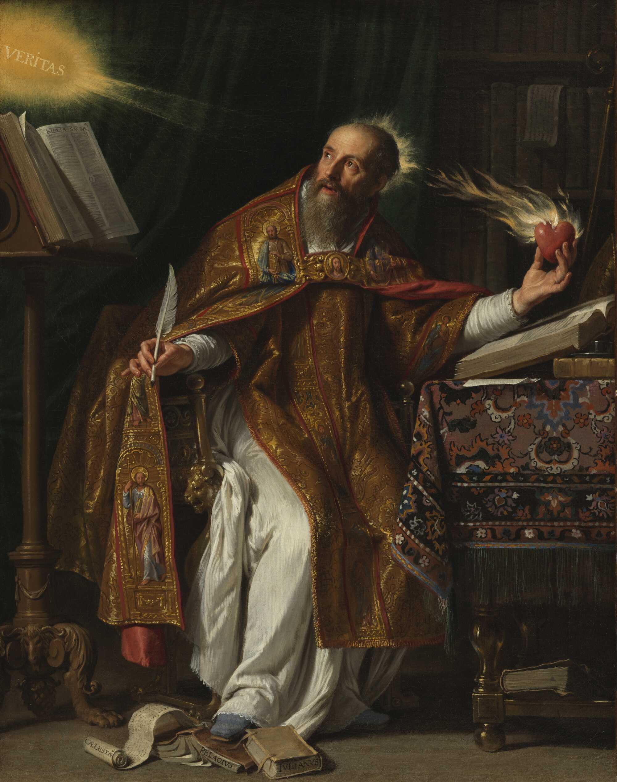 Saint Augustine by Philippe de Champaigne. Public domain
