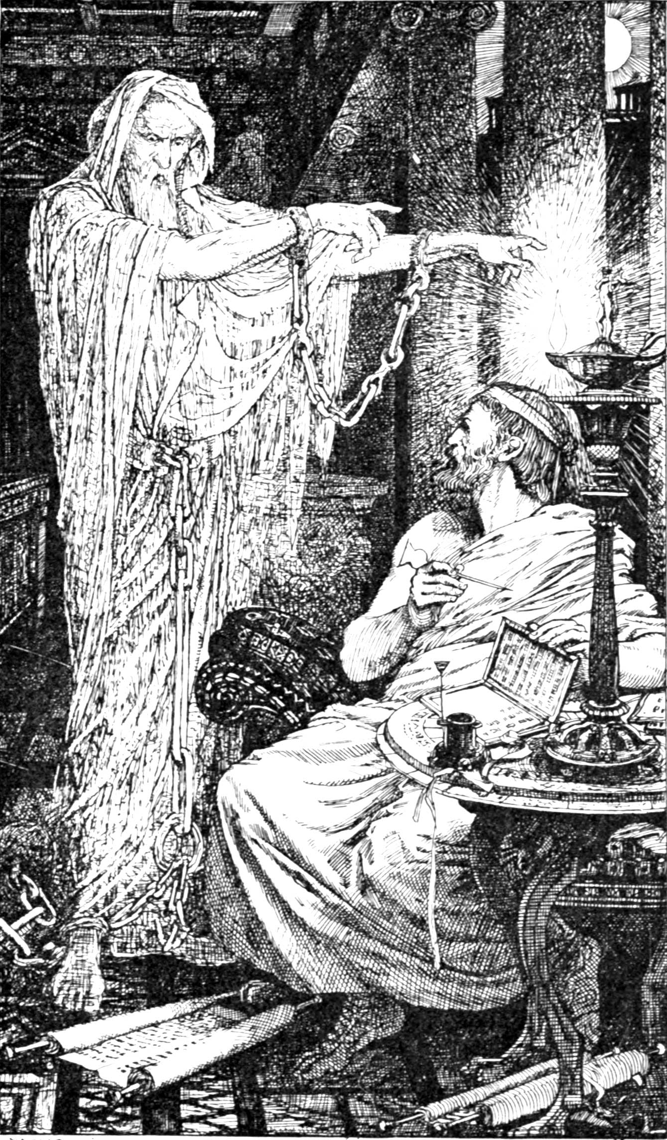 The Greek Stoic Philosopher Athenodorus Rents a Haunted House