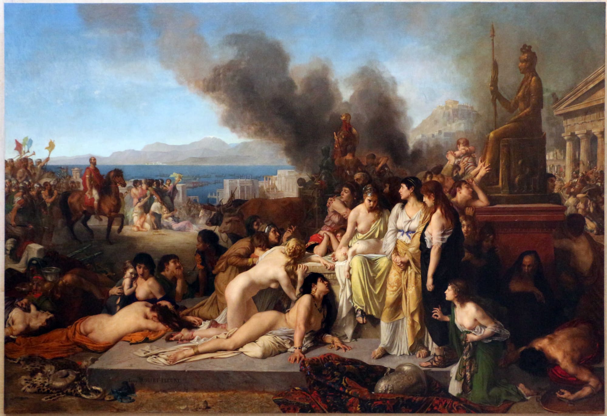 Tony Robert-Fleury’s painting, The Last Day of Corinth