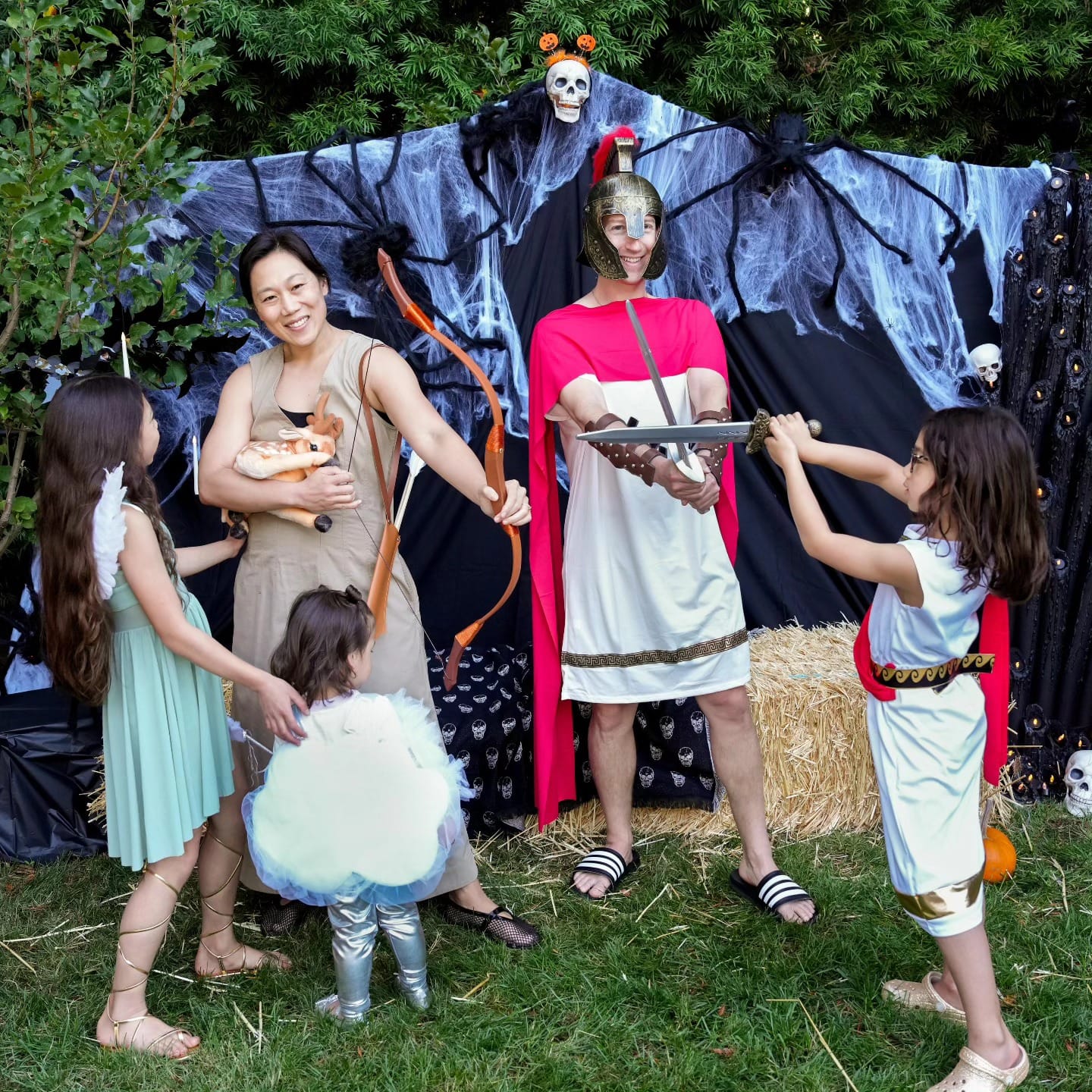 Mark Zuckerberg and his Family's Halloween 2025 Roman Costumes