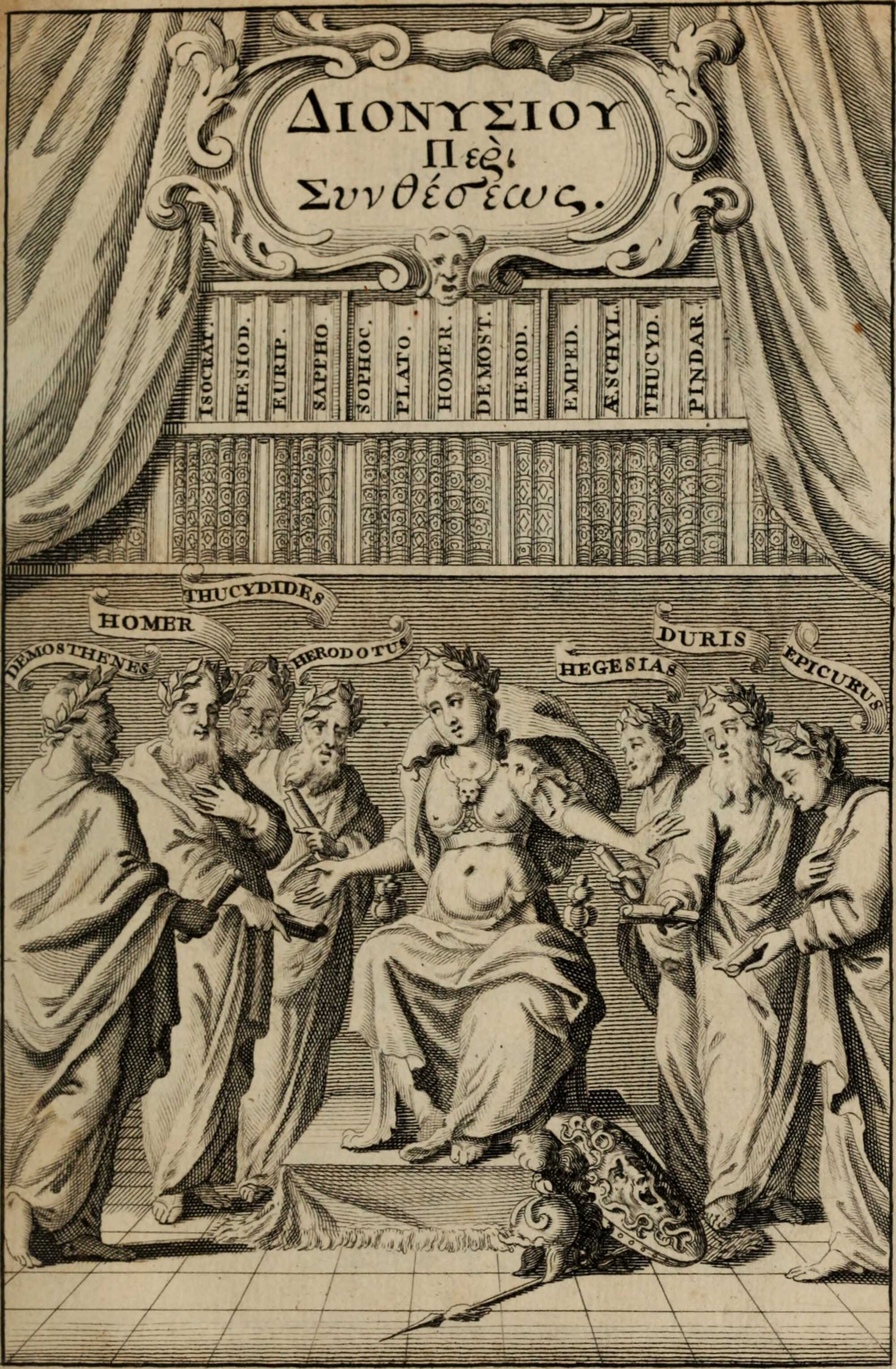 Book cover of  Dionysii Halicarnassei De Structura orationis