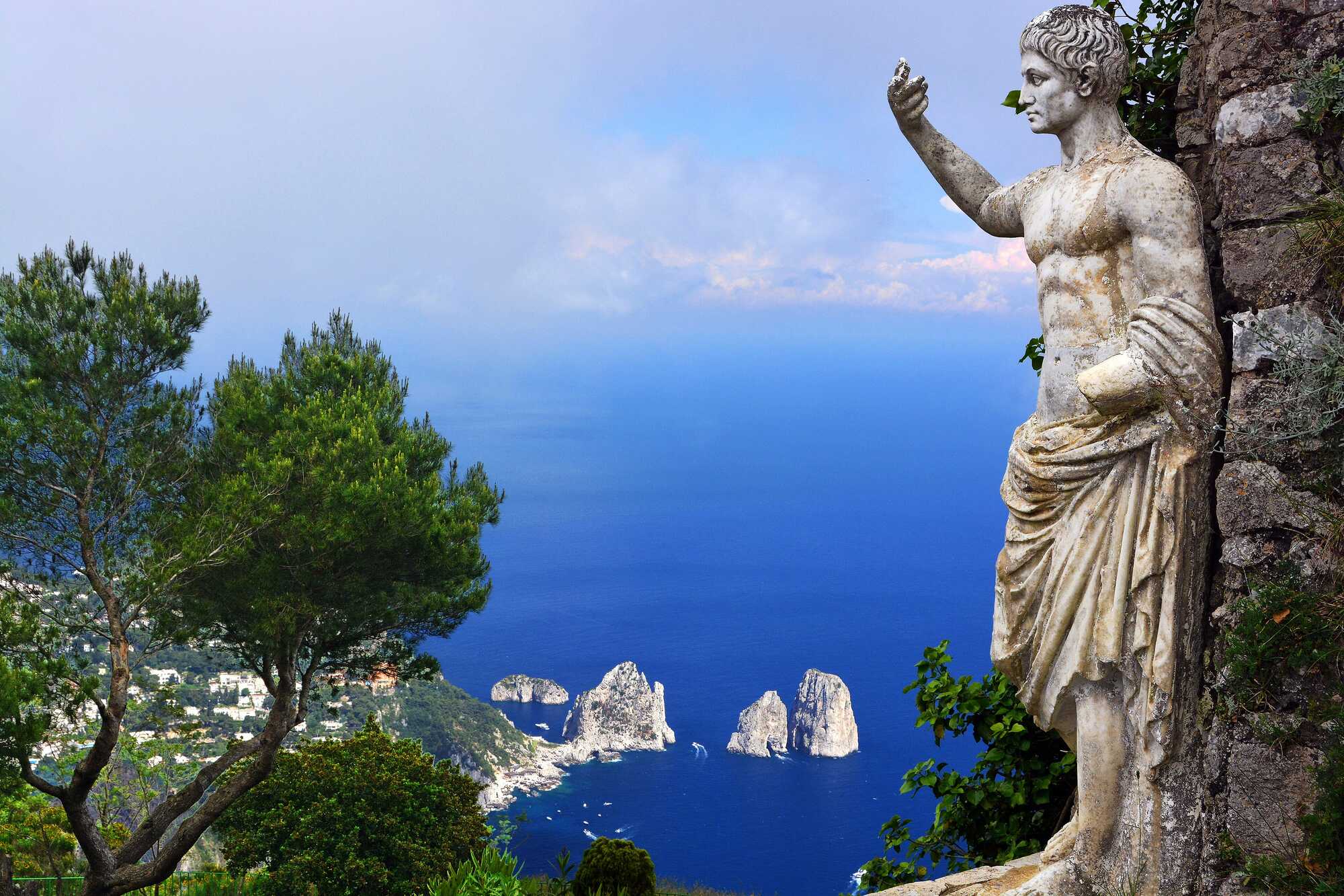 Statue of Augustus in Capri