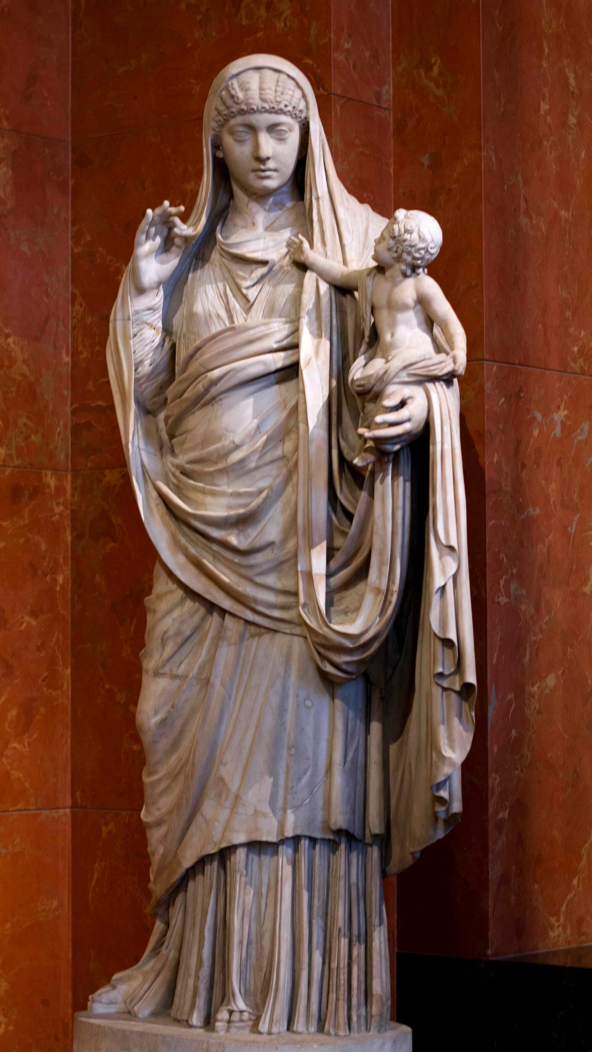 Messalina bearing Britannicus