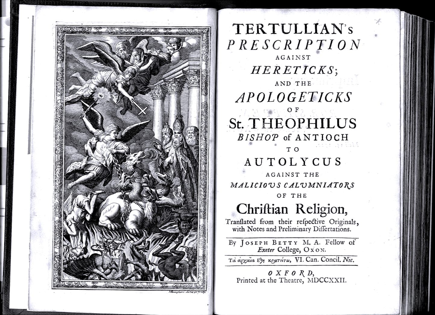 Tertullian's Prescription Against Hereticks