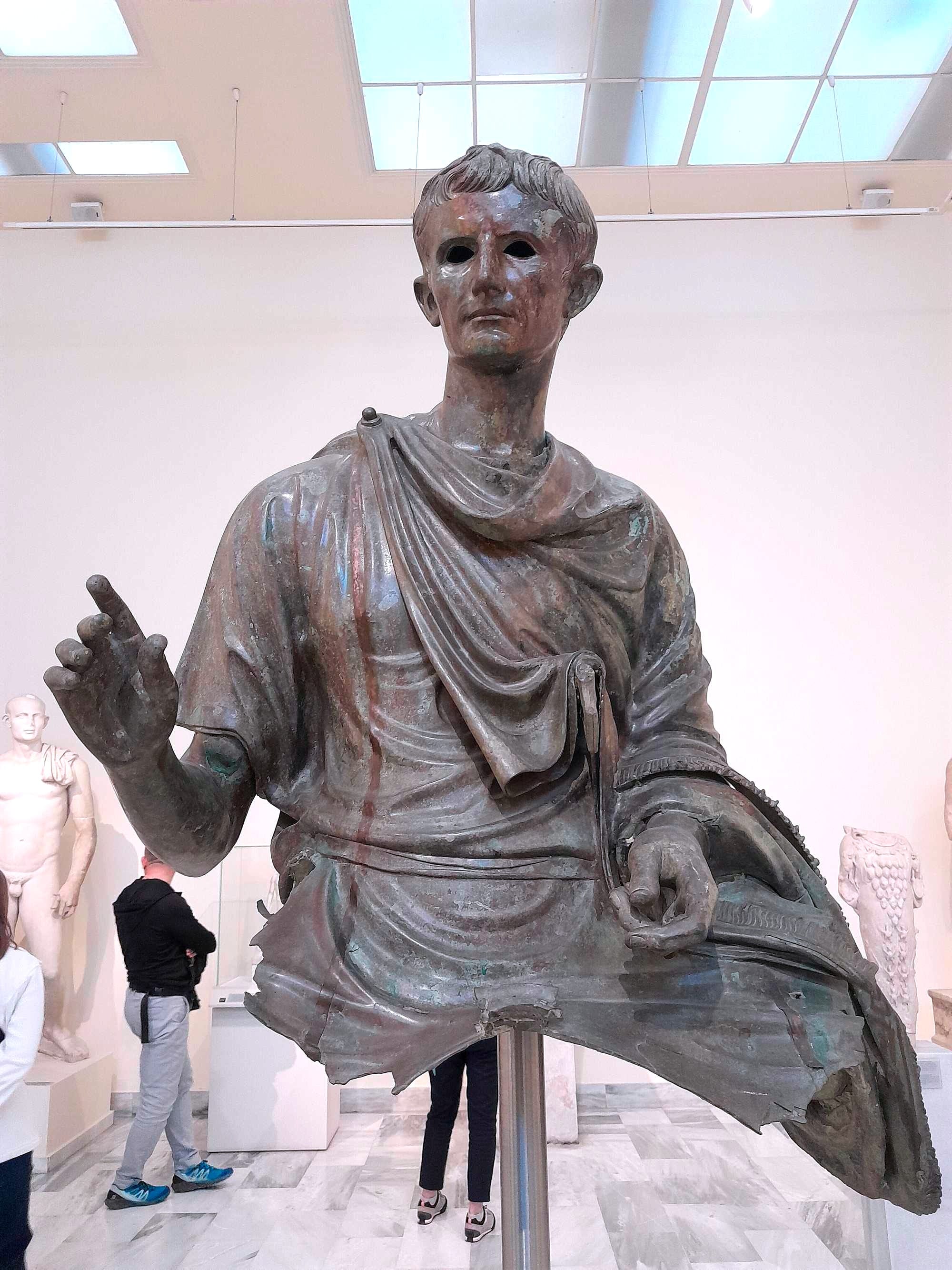 Bronze statue of Augustus