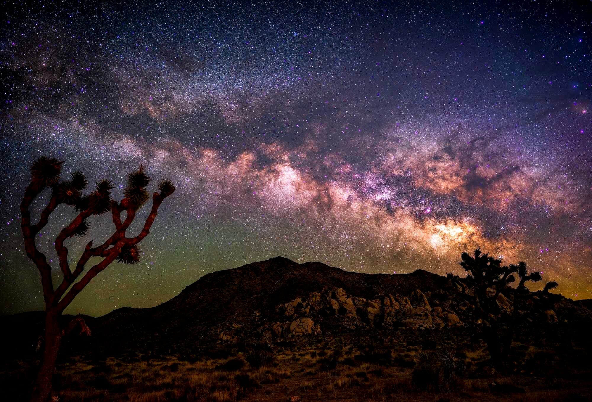 Early season image of the milky way - the closest dark site to Los Angeles, CA