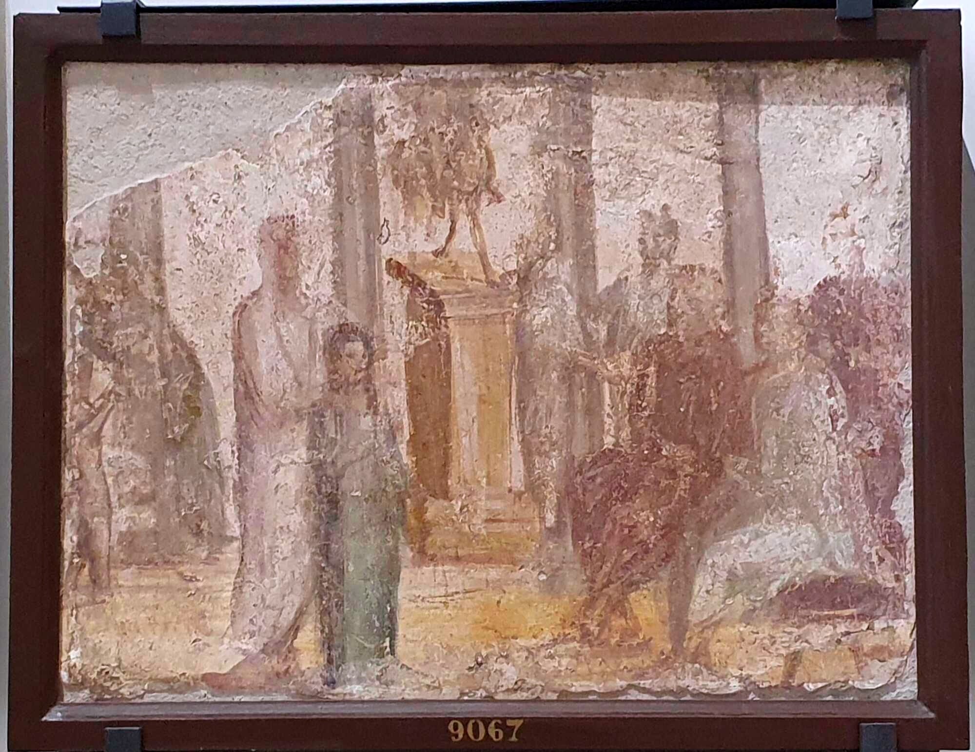 Sale of a slave girl, Pompeii, Praedia Julia Felix