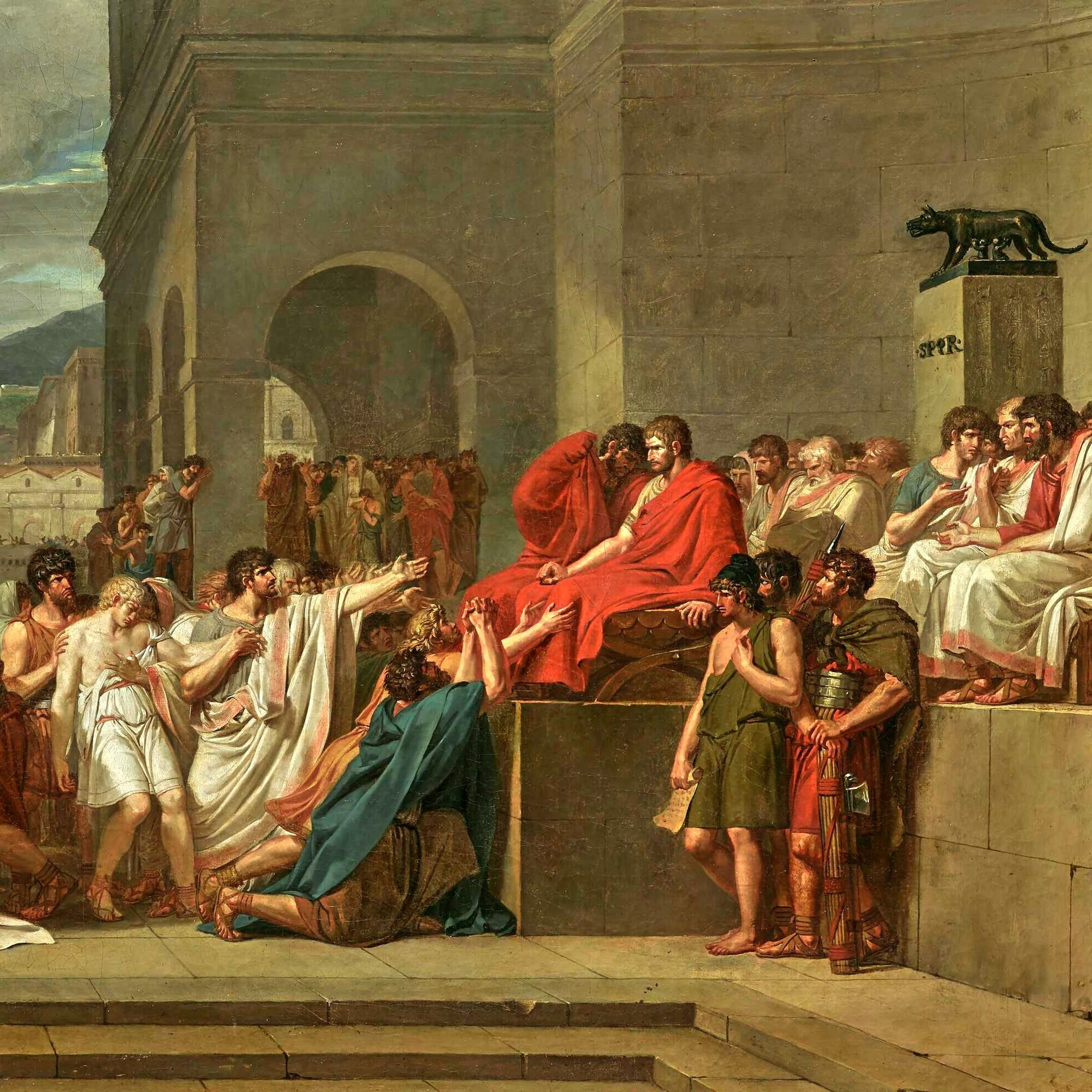 Guillaume Lethière - Brutus Condemning His Sons to Death 