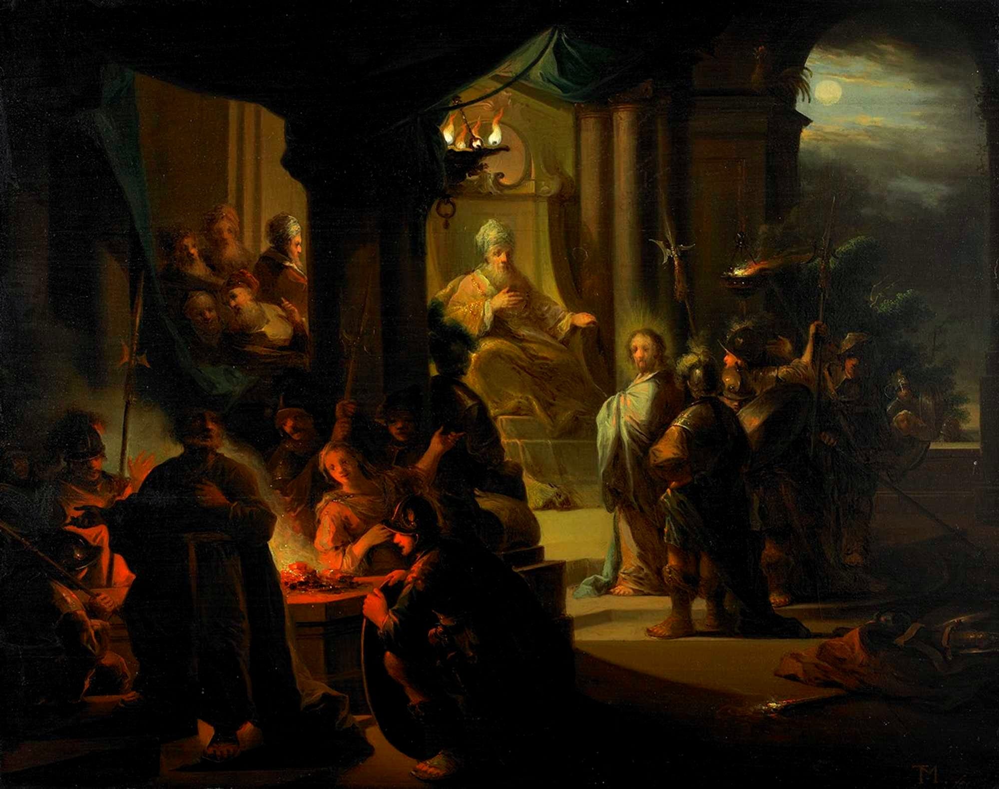 Jesus before Caiphus