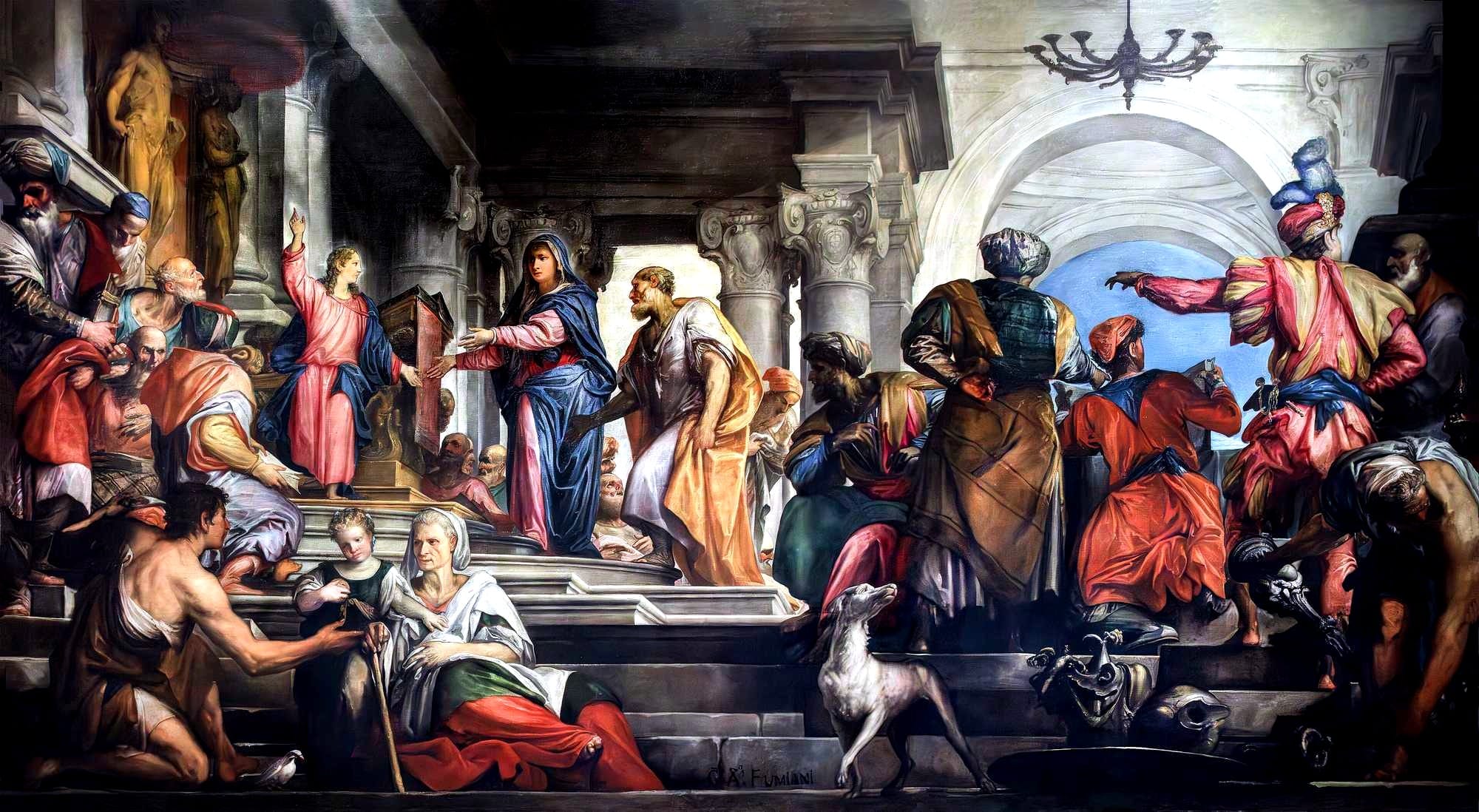 The Finding of Jesus in the Temple by Giovanni Antonio Fumiani 