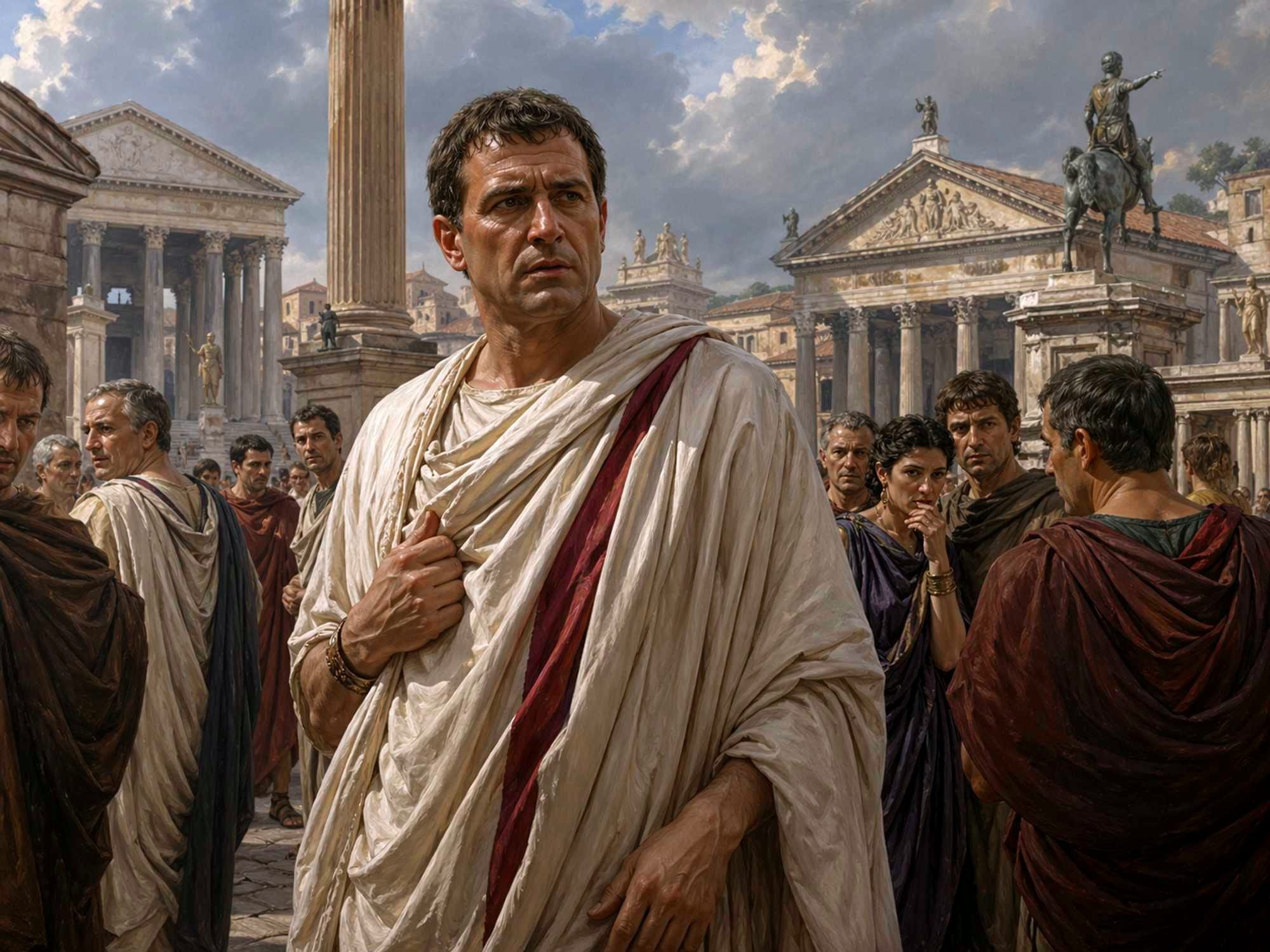 Rumors and public judgement in the Forum