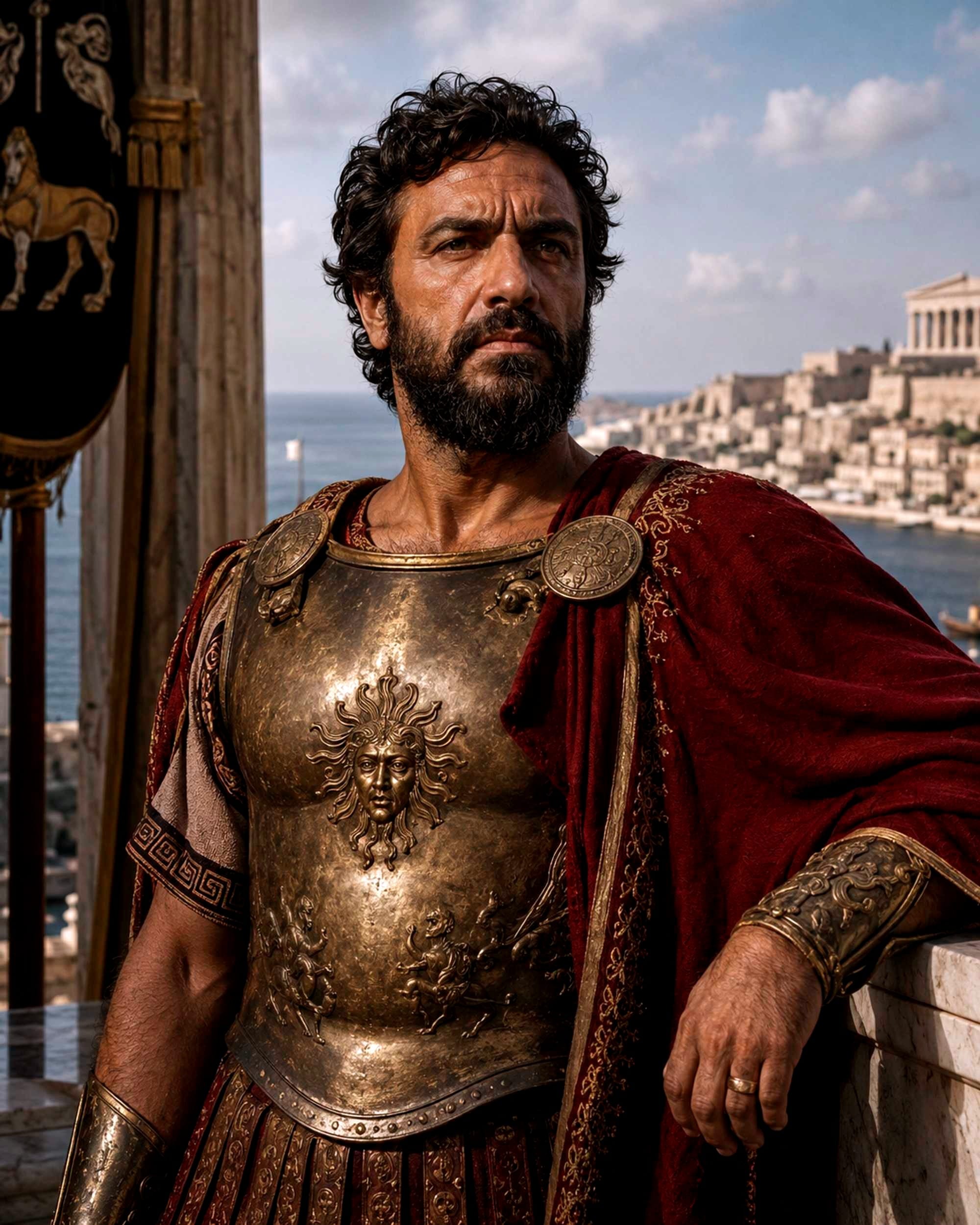 A possible representation of Dionysius, the tyrant of Syracuse.
