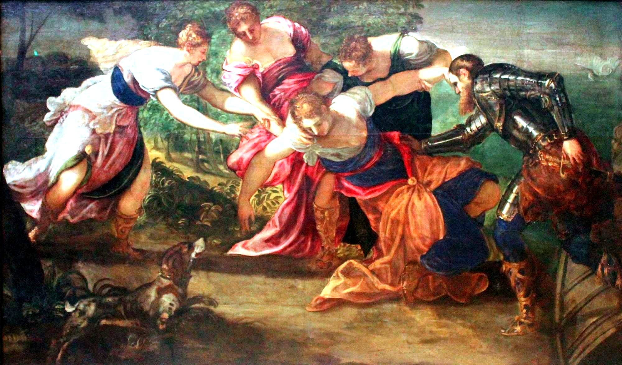 Jacopo Tintoretto : The Return of Pompeius after the Battle of Pharsalus