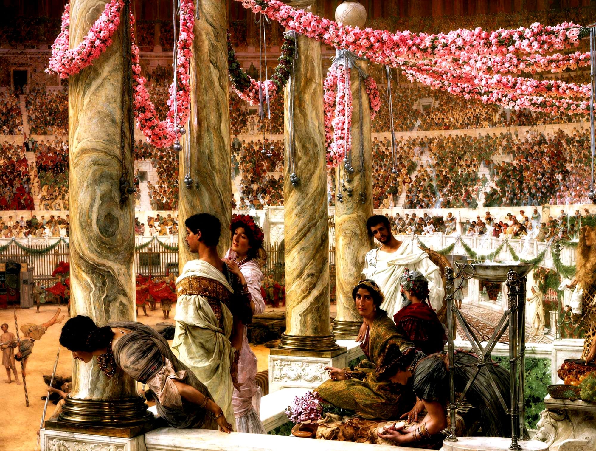 Lawrence Alma-Tadema - Geta and Caracalla 1907