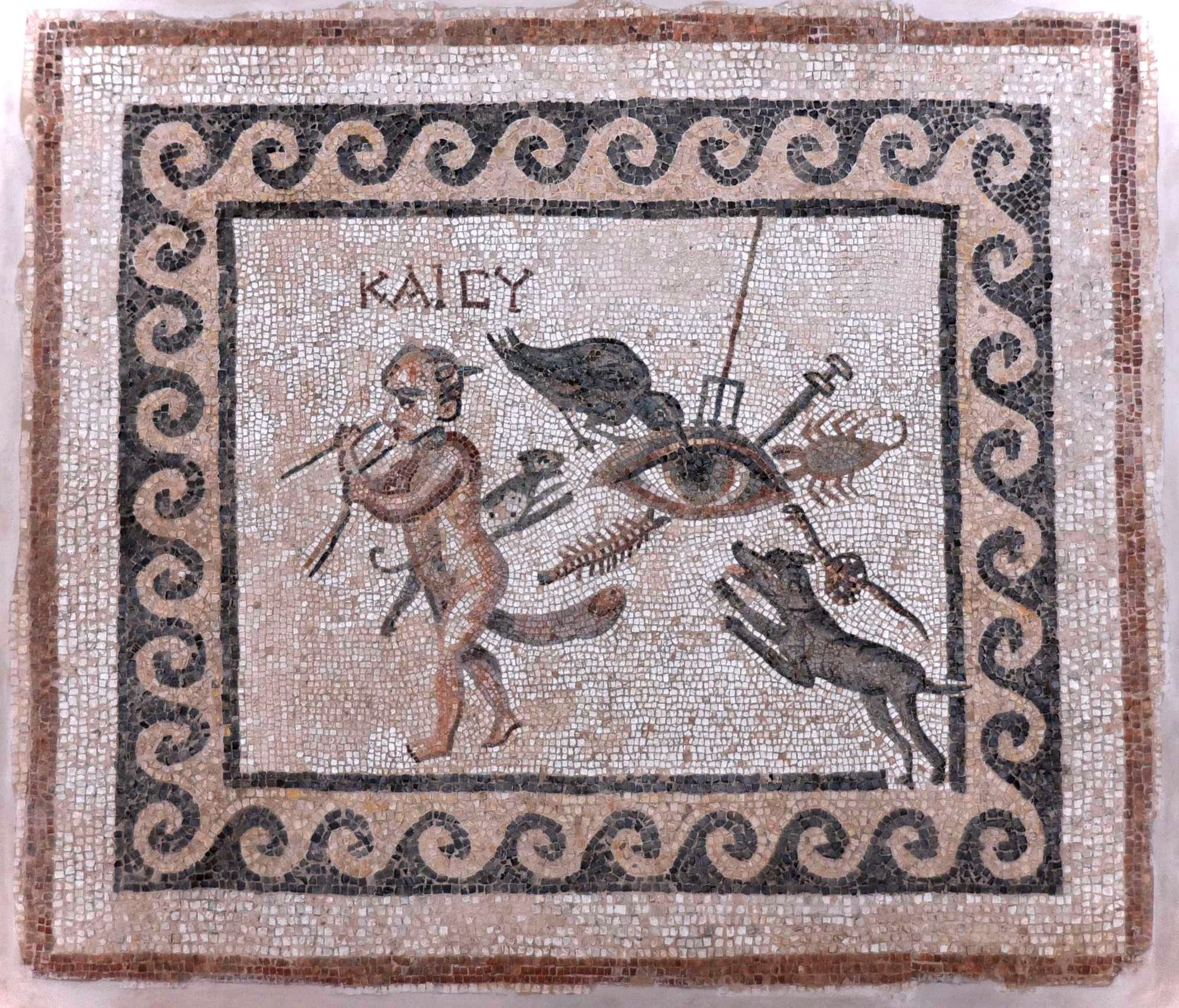Mosaic of the Evil Eye, from Antioch, 2nd century AD, Hatay Archaeology Museum, Antakya, Turkey