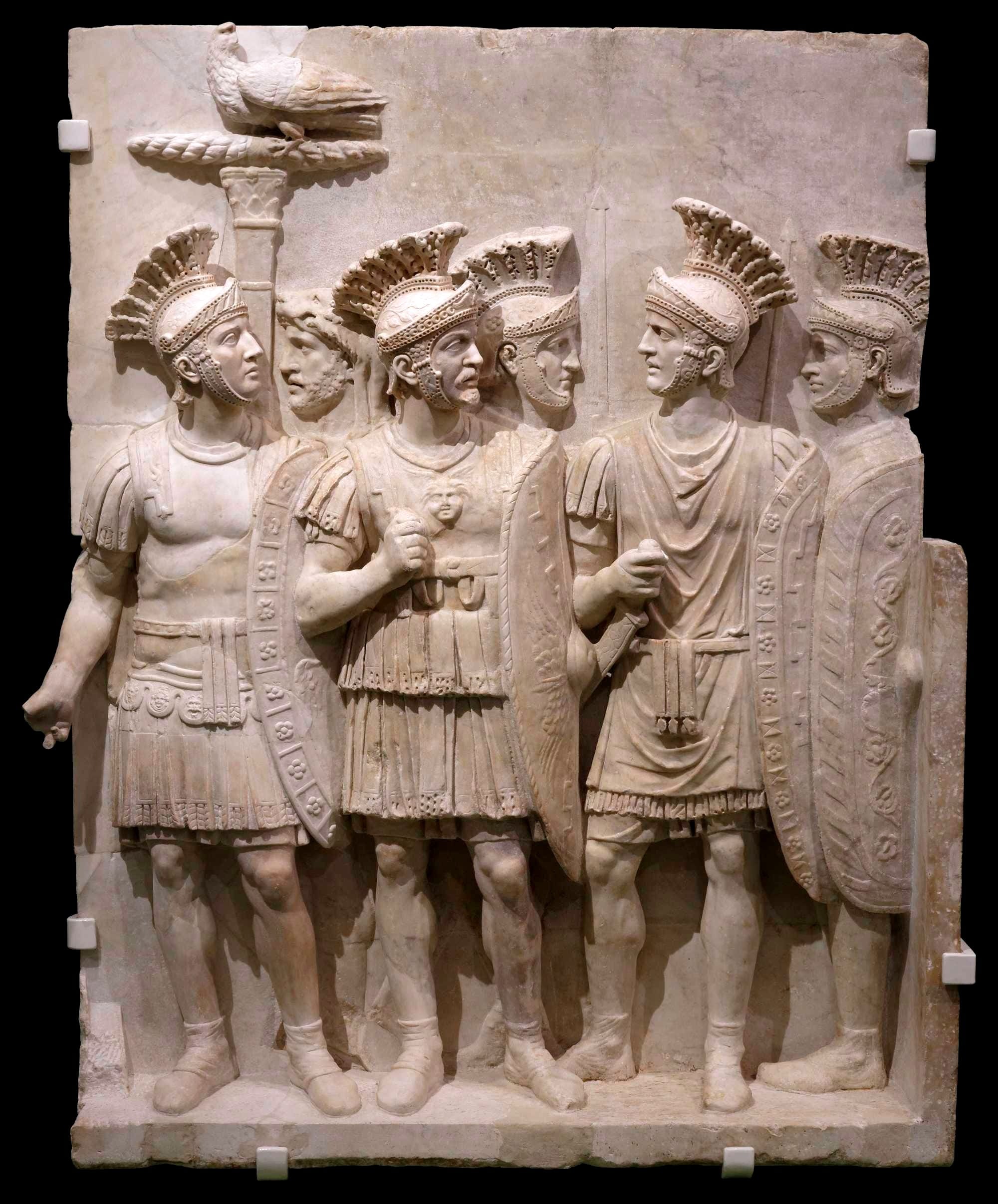 Praetorians Relief (c. 51–52 AD), from the Arch of Claudius