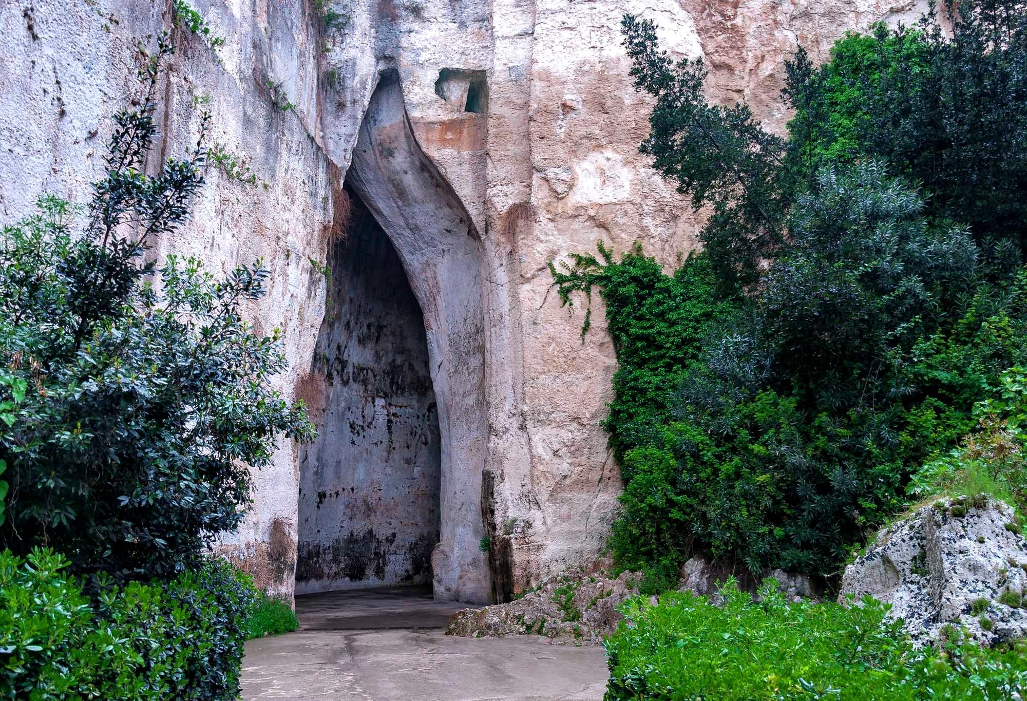 The "Ear of Dionysius" (Orecchio di Dionisio) in Syracuse / Sicily