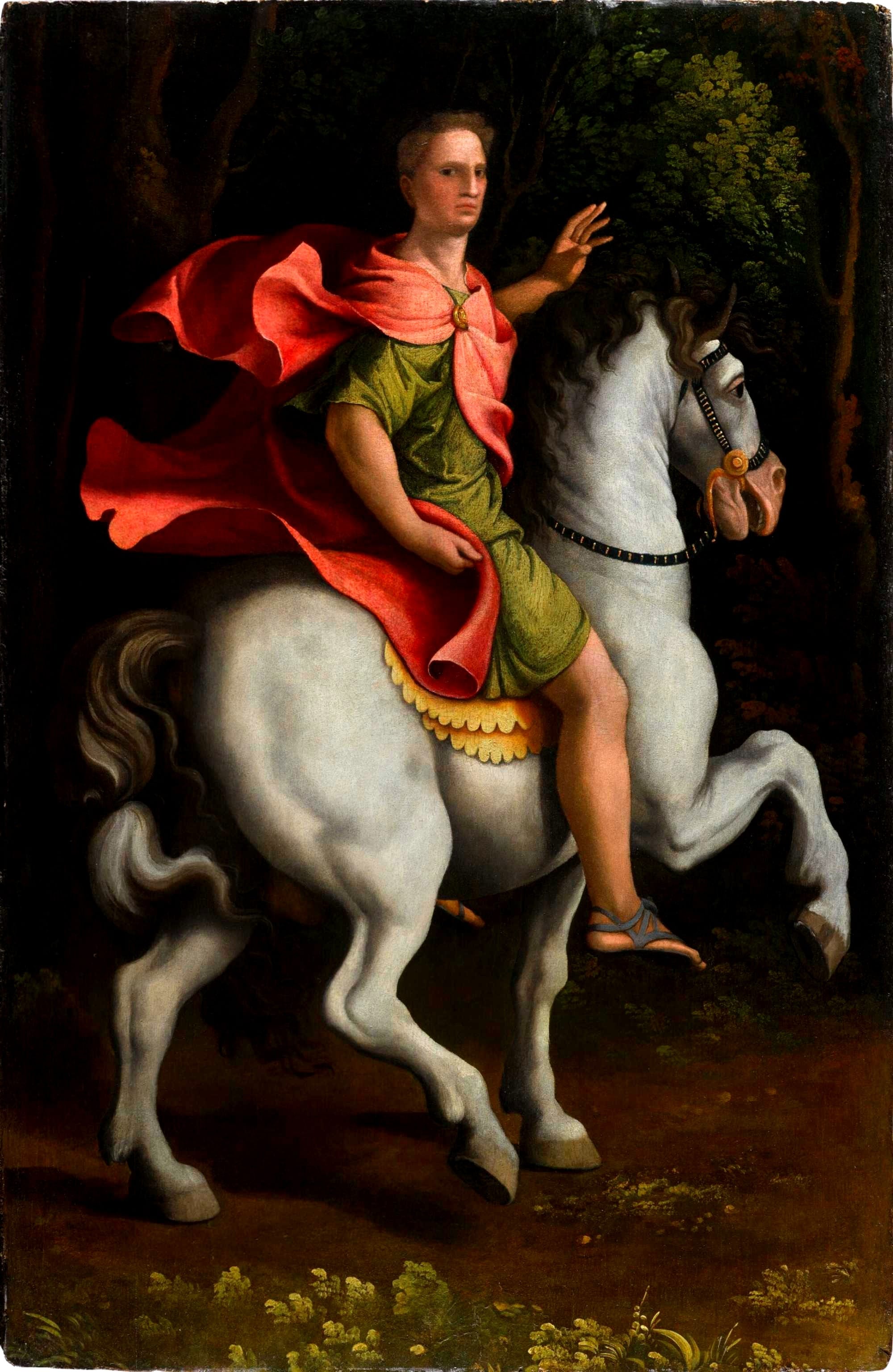 Giulio Romano. The Emperor Claudius on horseback.