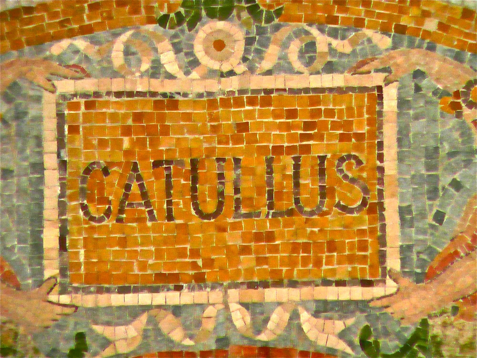 Ceiling mosaic honoring the poet Catullus, Thomas Jefferson Building, Library of Congress, Washington, D.C.
