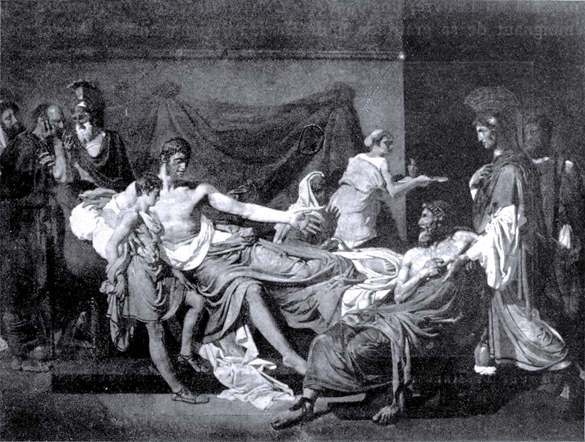 Jean-Auguste-Dominique Ingres: Antiochus sending Scipio's son back  