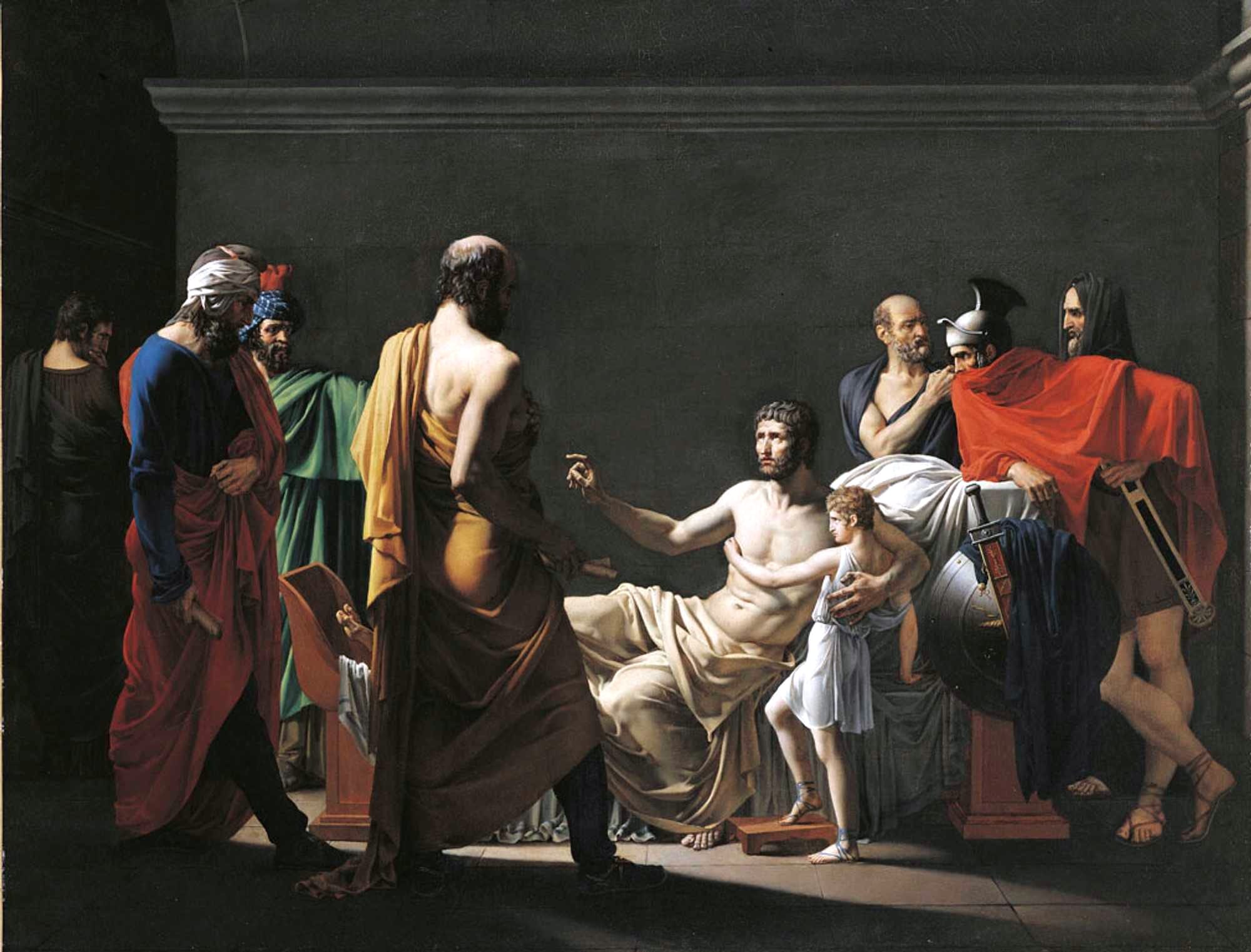 Jean-Pierre Granger. &nbsp;Antiochus sends his son back to Scipio, 1800, Paris, École Nationale Supérieure des Beaux-Arts