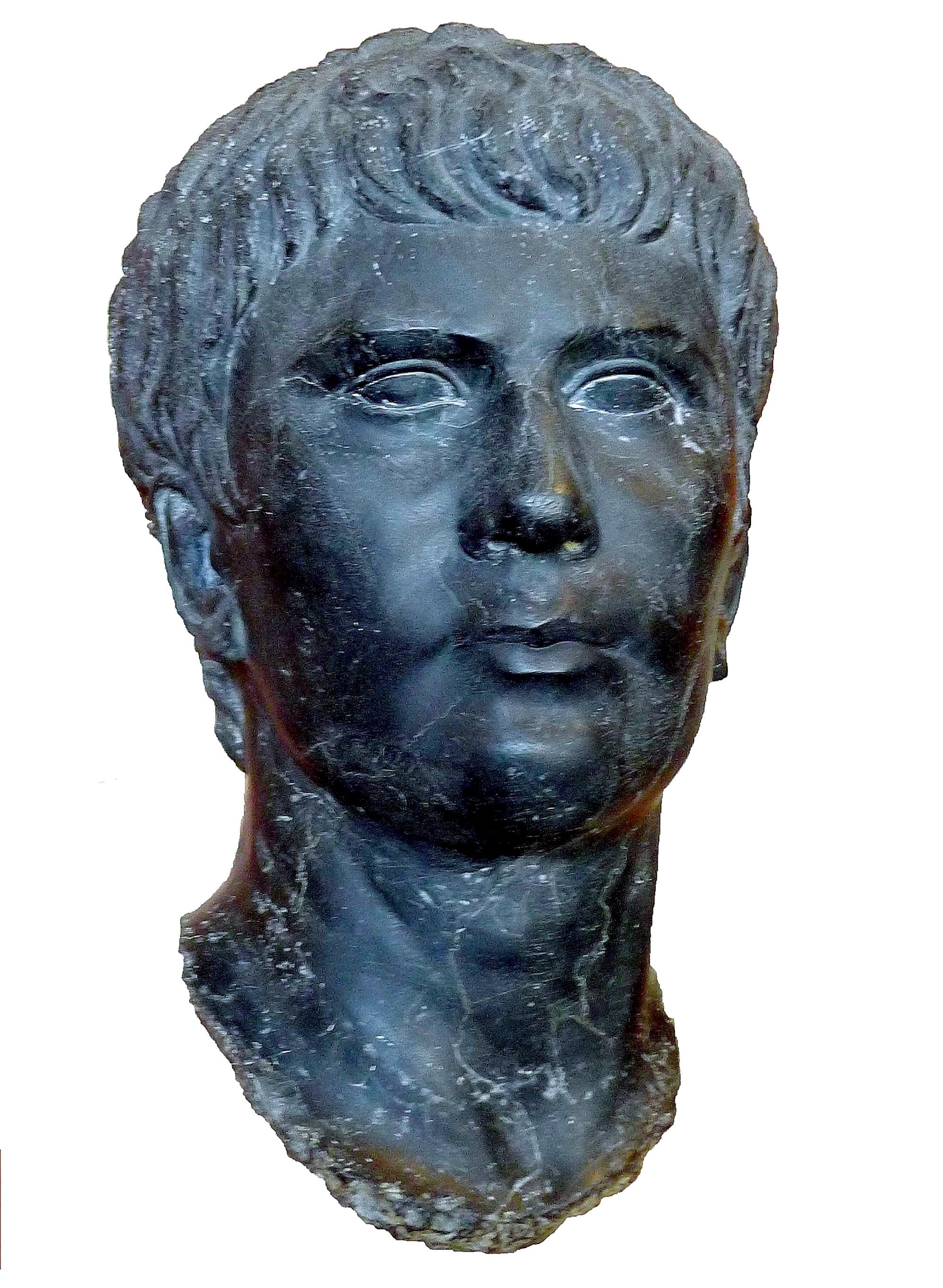 Portrait of Agrippa Postumus based on the archetype created in 4 AD.
