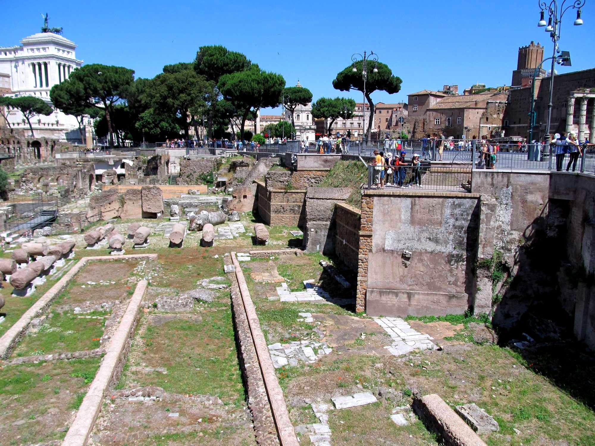	The original Forum functioned as an open air market abutting on the Comitium, but eventually outgrew its day to day shopping and marketplace role. Political speeches, civil trials, and other public affairs began to take up more space in the Forum.