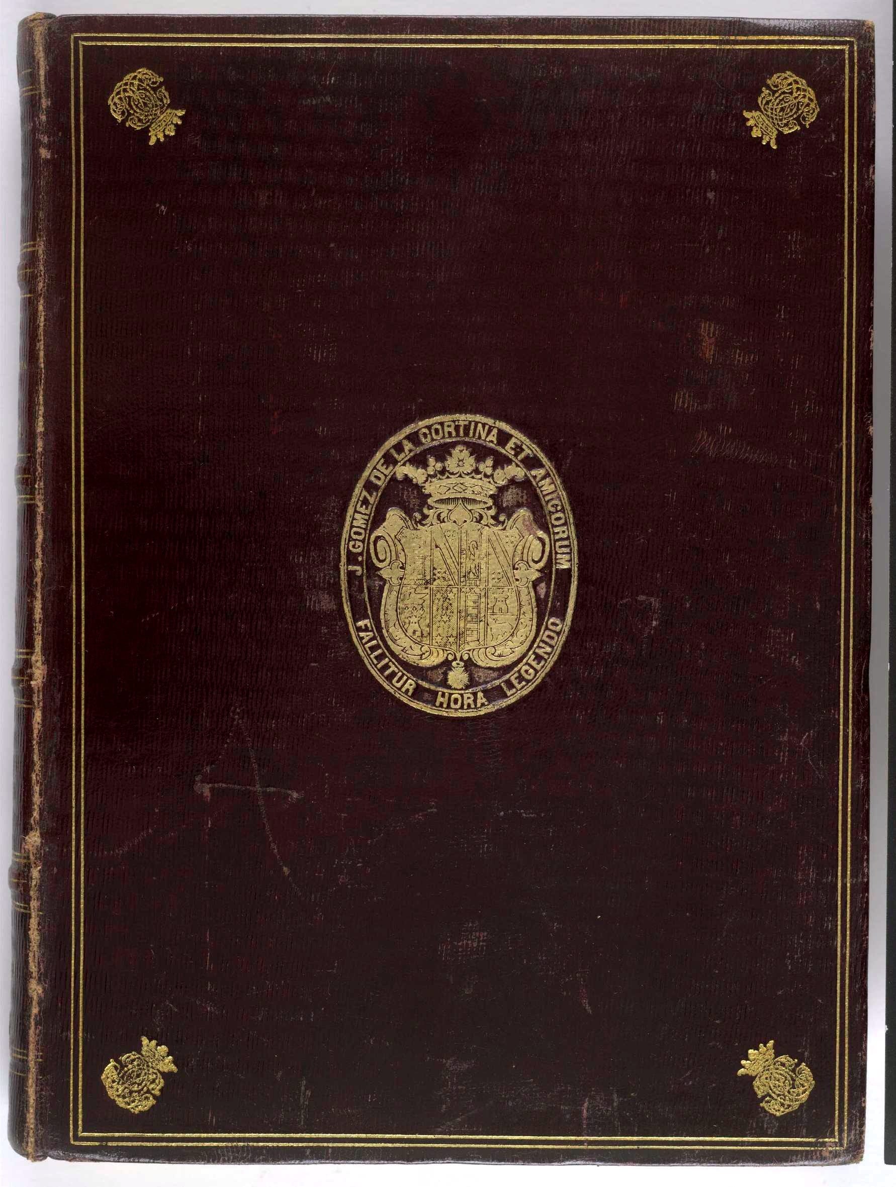 Progymnasmata artis rhetoricæ ... una cum annotationibus in Senecæ declamationes, controversias, et deliberativas. - Upper cover