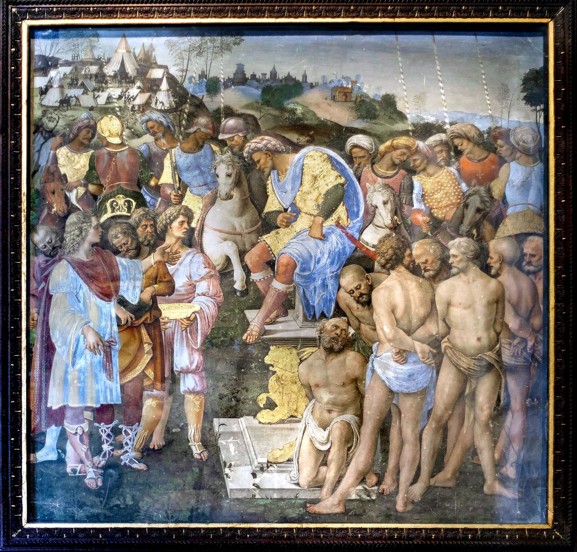 National Gallery. Girolamo Genga, The Son of Quintus Fabius Maximus Ransoming Roman Prisoners from Hannibal