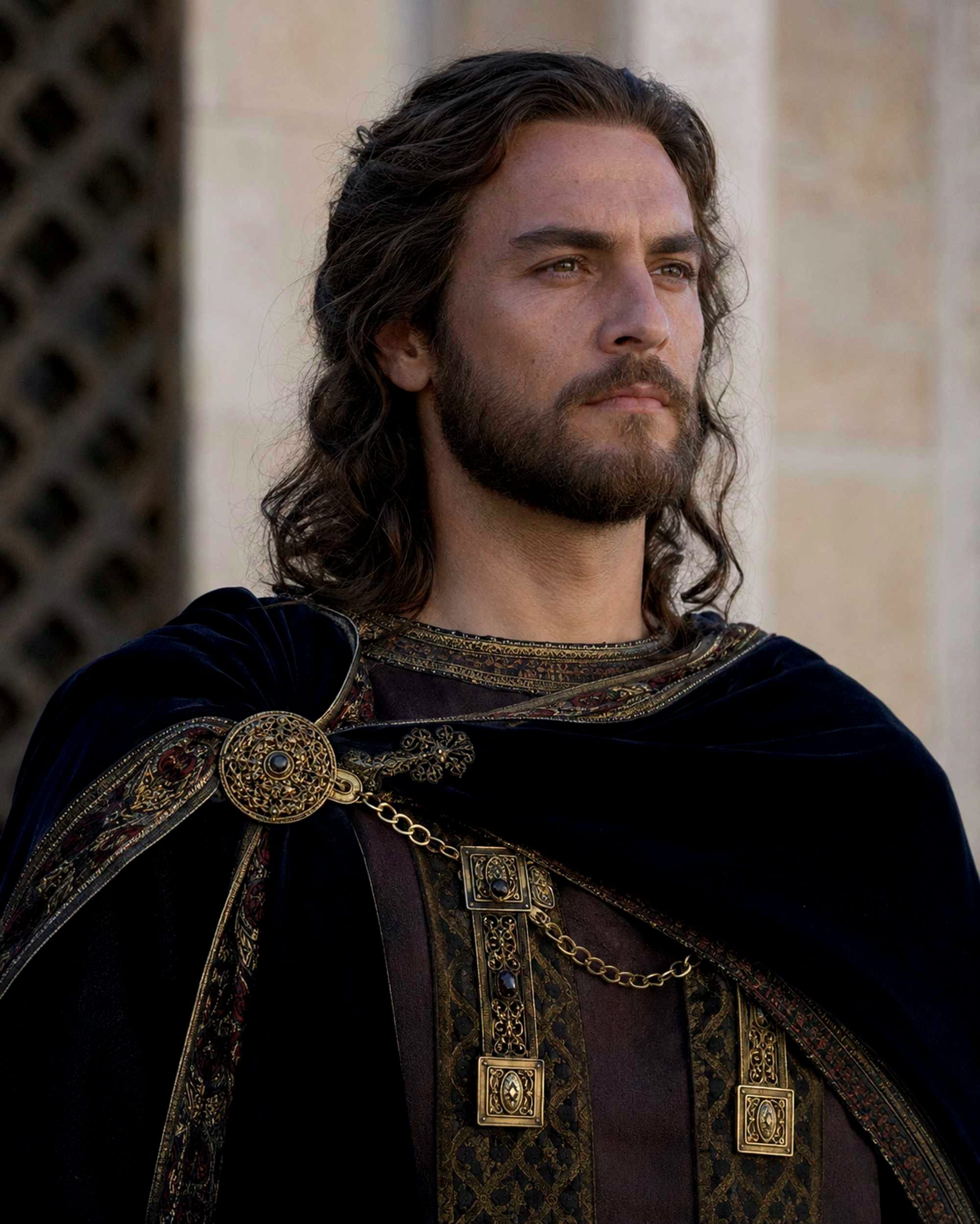 A possible representation of Theodoric, King of the Visigoths. 