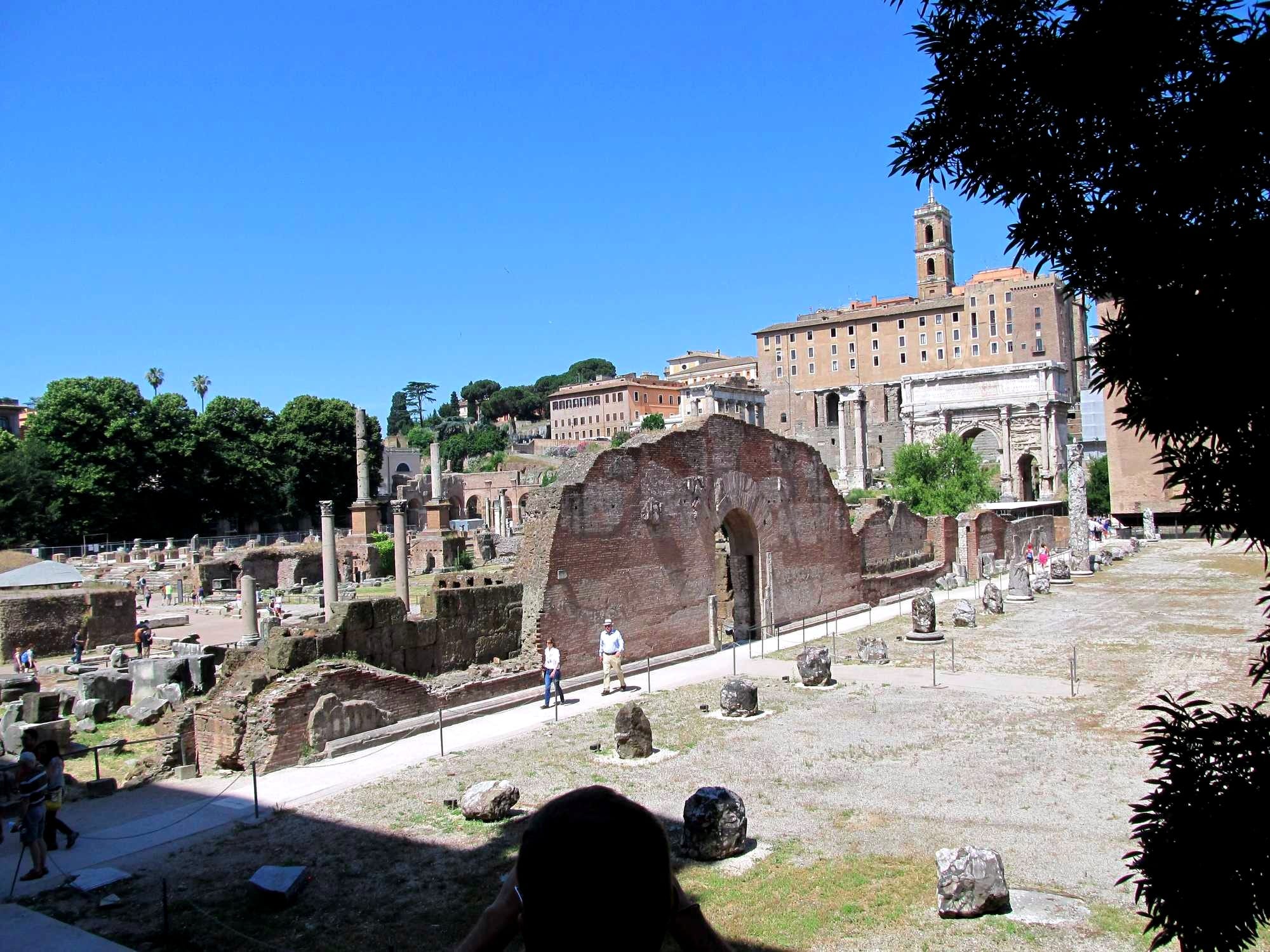 For centuries, the Forum was the center of Roman public life: the site of triumphal processions and elections; the venue for public speeches, criminal trials, and gladiatorial matches; and the nucleus of commercial affairs. Statues and monuments commemorated the city's great historical figures.