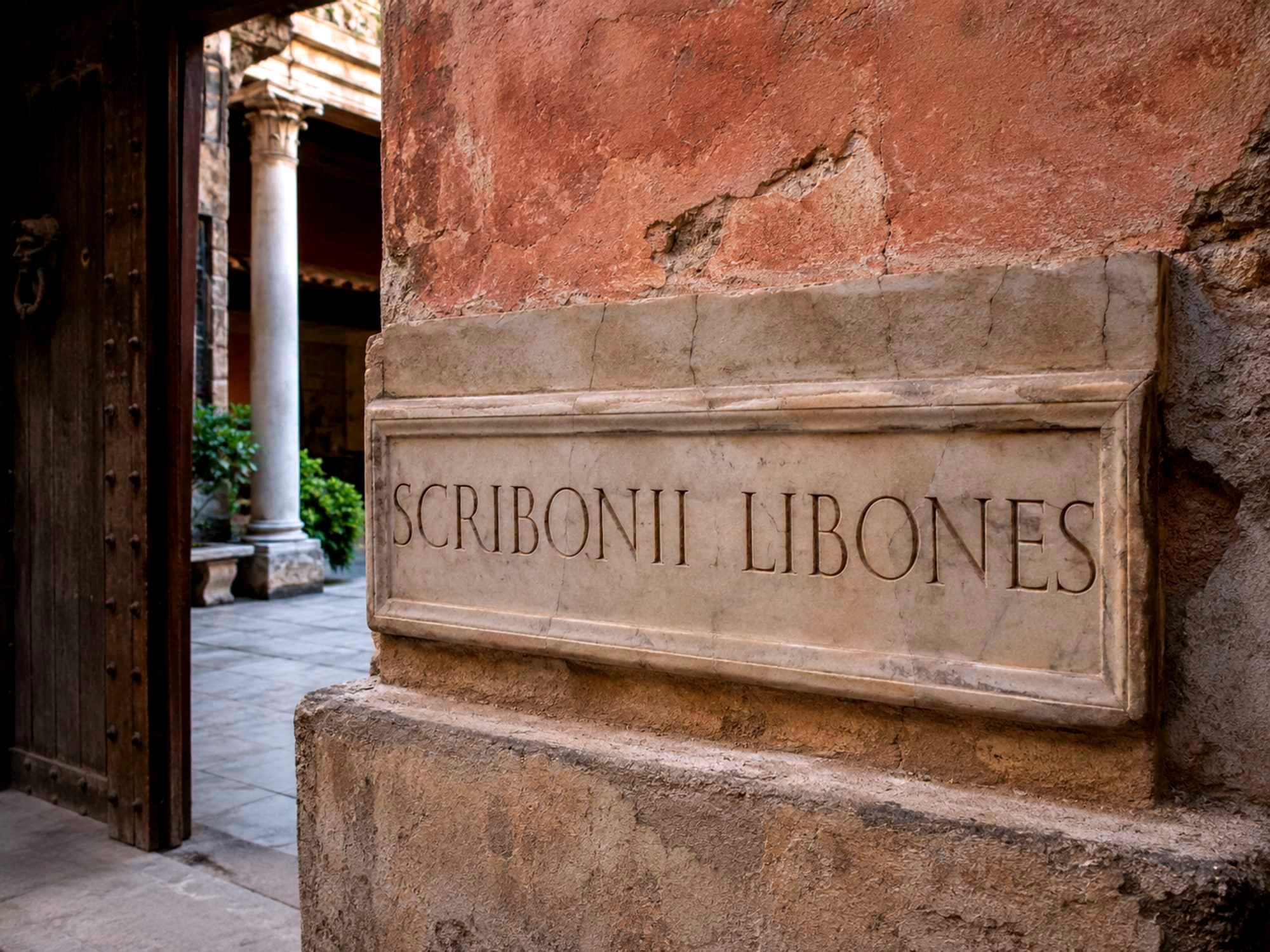 A possible representation of a house sign for the Scribonii Libones, the family to which Libo Drusus belonged.