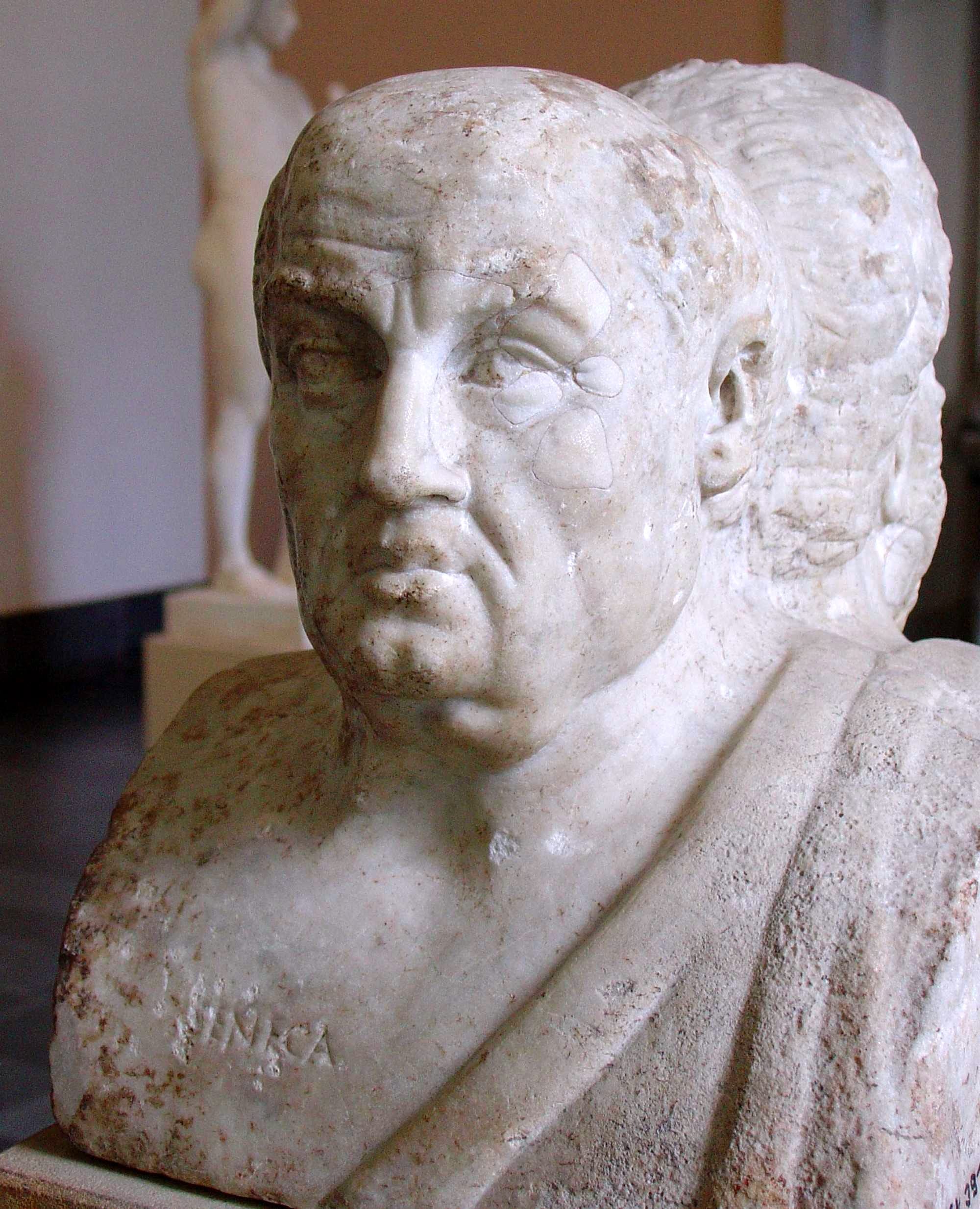 Seneca, part of double-herm in Antikensammlung Berlin