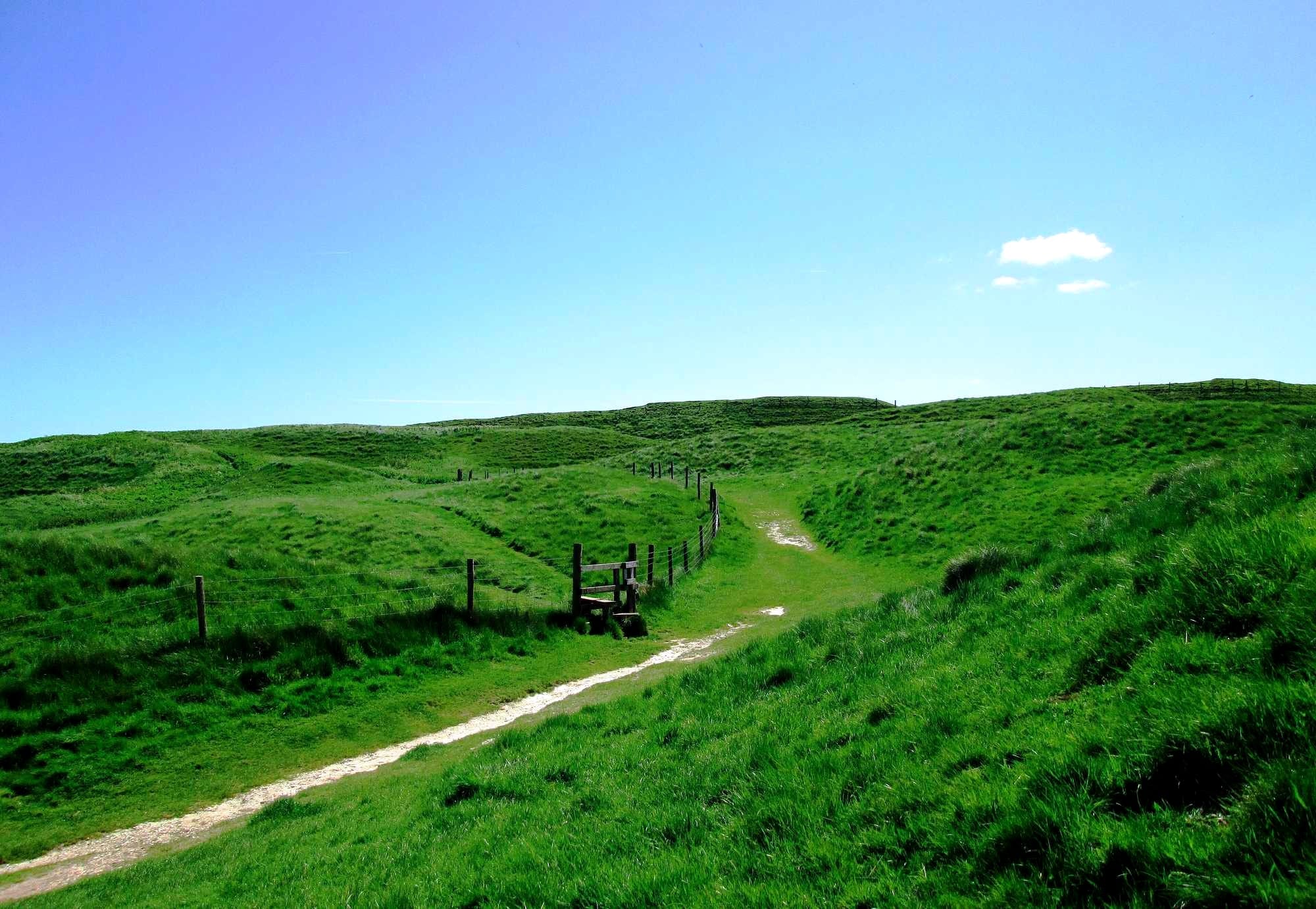 Entrance to Maiden Castle
