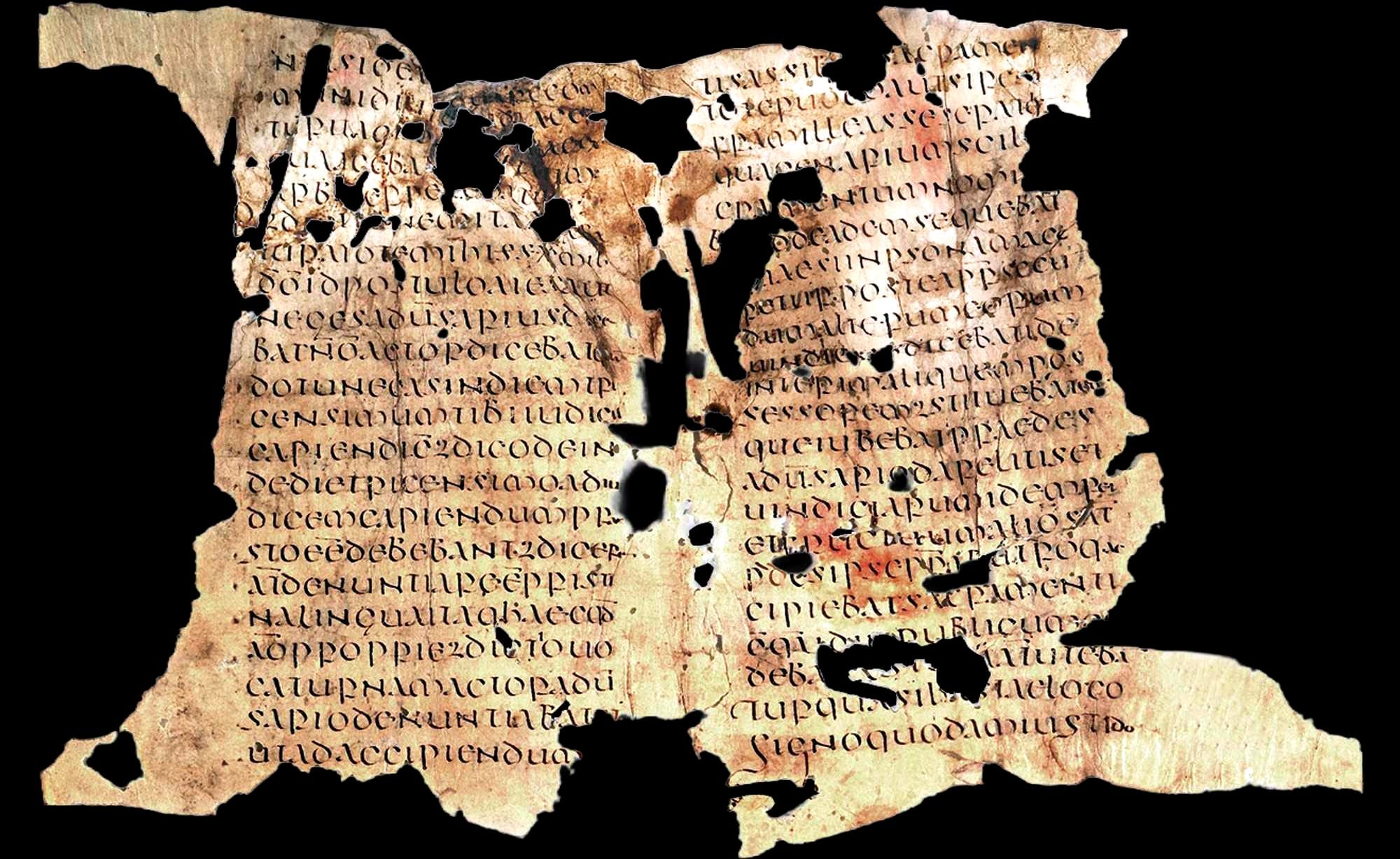 Papyrus excerpt of Gaius Institutiones IV