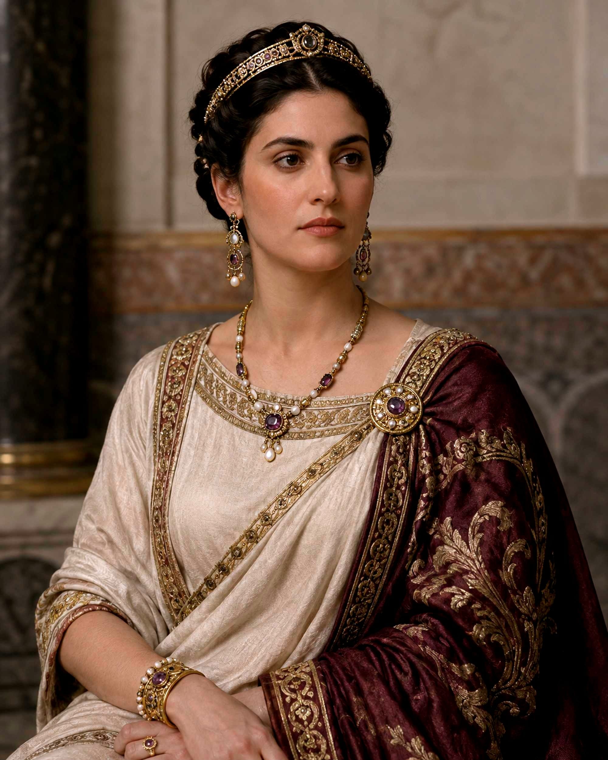 A possible representation of Galla, wife of Theodosius