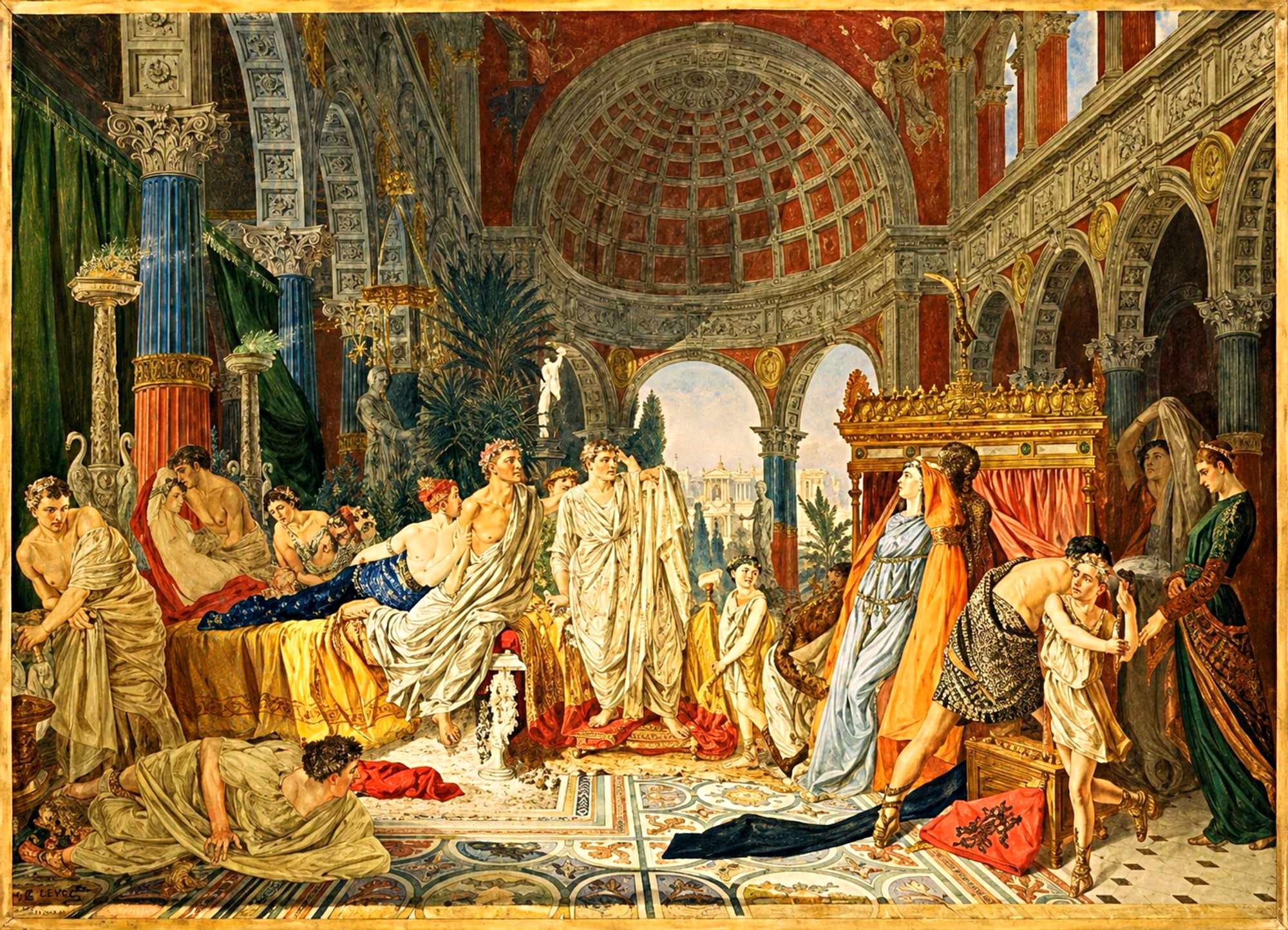 Alexander Rudolf Grünenwald – Nero rejects Octavia