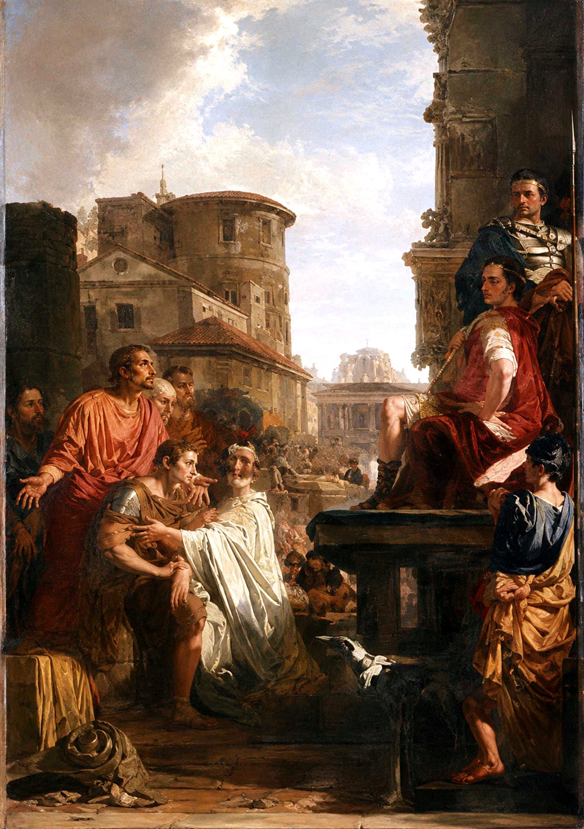 Gerard de Lairesse, The Clemency of Lucius Papirius Cursor, 1688, The Hague, Binnenhof. Oil on canvas